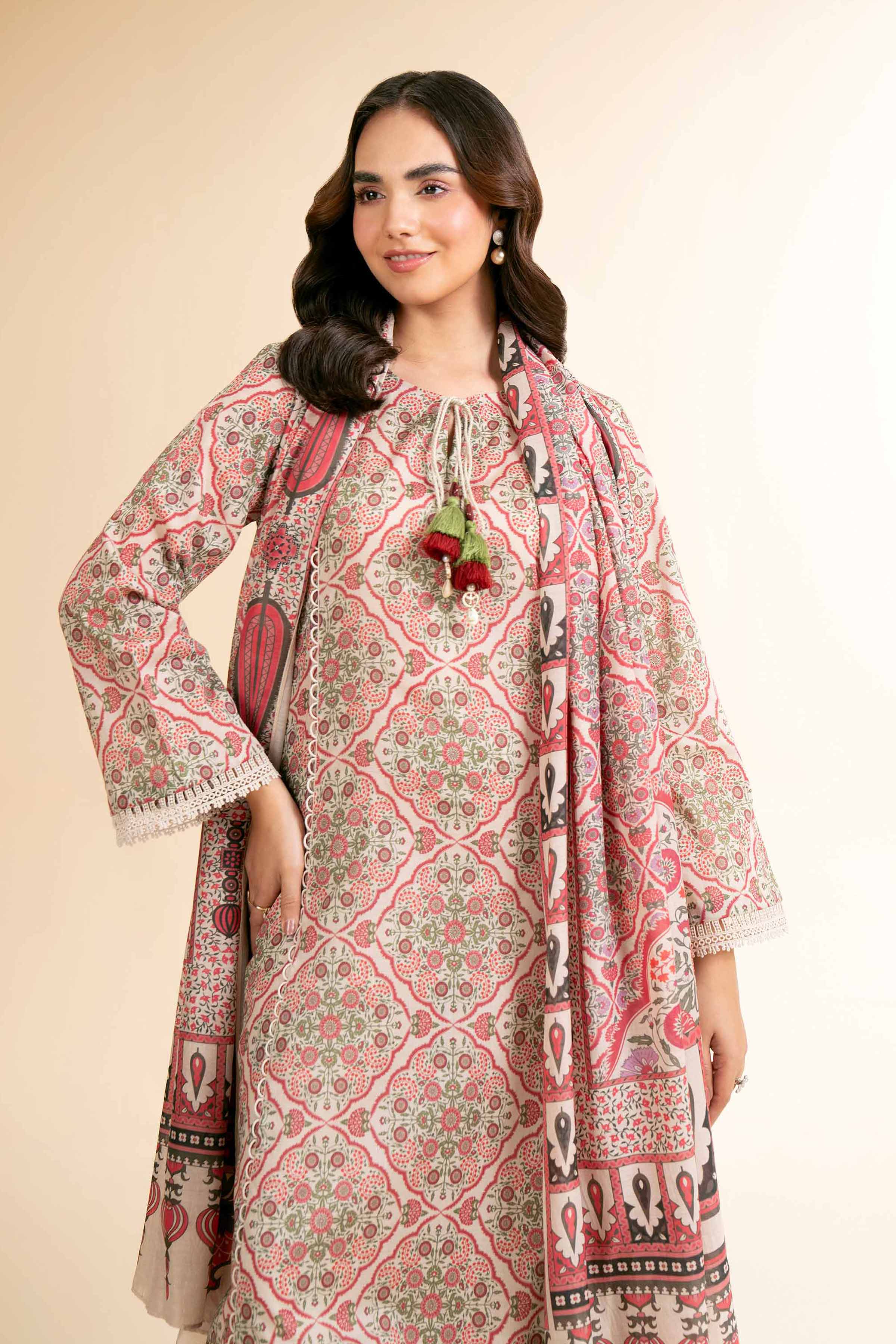 2 Piece - Digital Printed Suit - 42501543 for Women - Unstitched Collection | Nishat | Shop Online