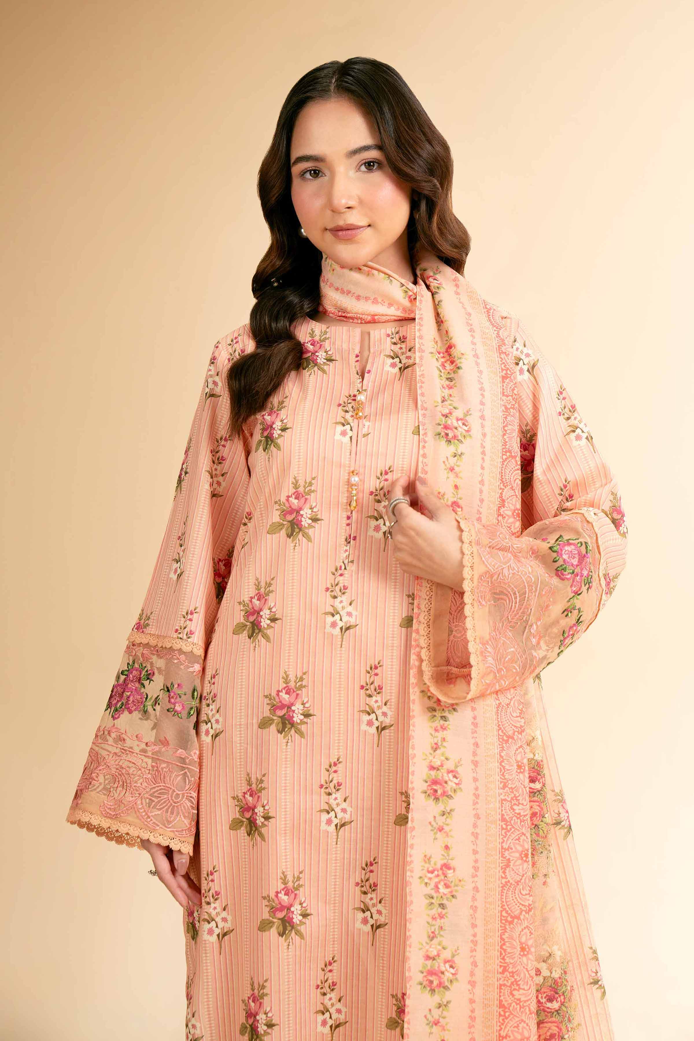 2 Piece - Digital Printed Suit - 42501544 for Women - Unstitched Collection | Nishat | Shop Online