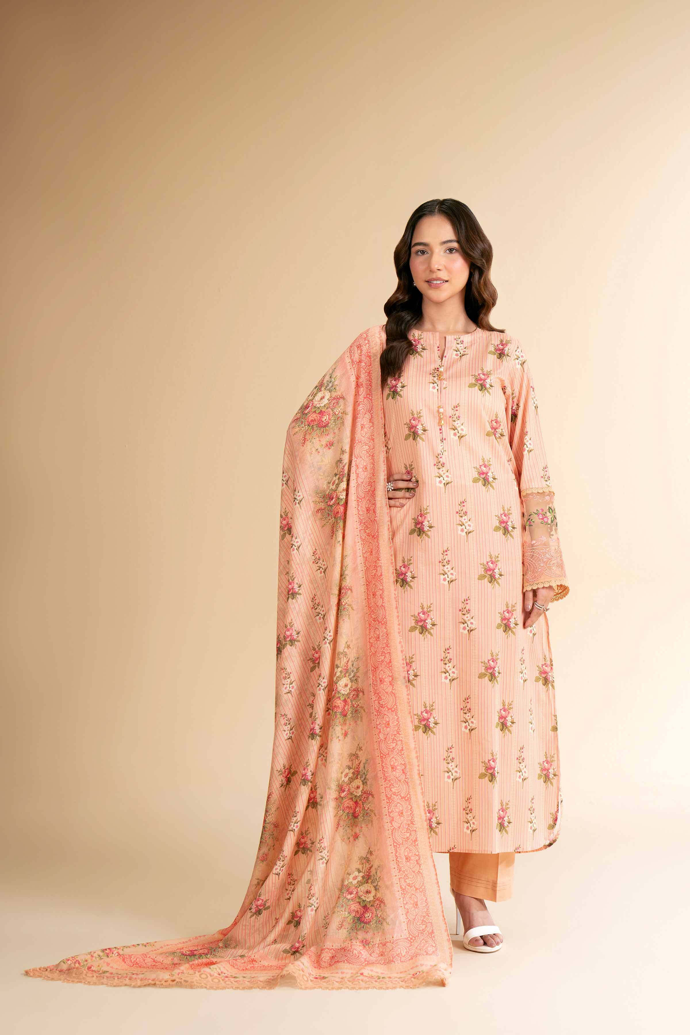 2 Piece - Digital Printed Suit - 42501544 for Women - Unstitched Collection | Nishat | Shop Online