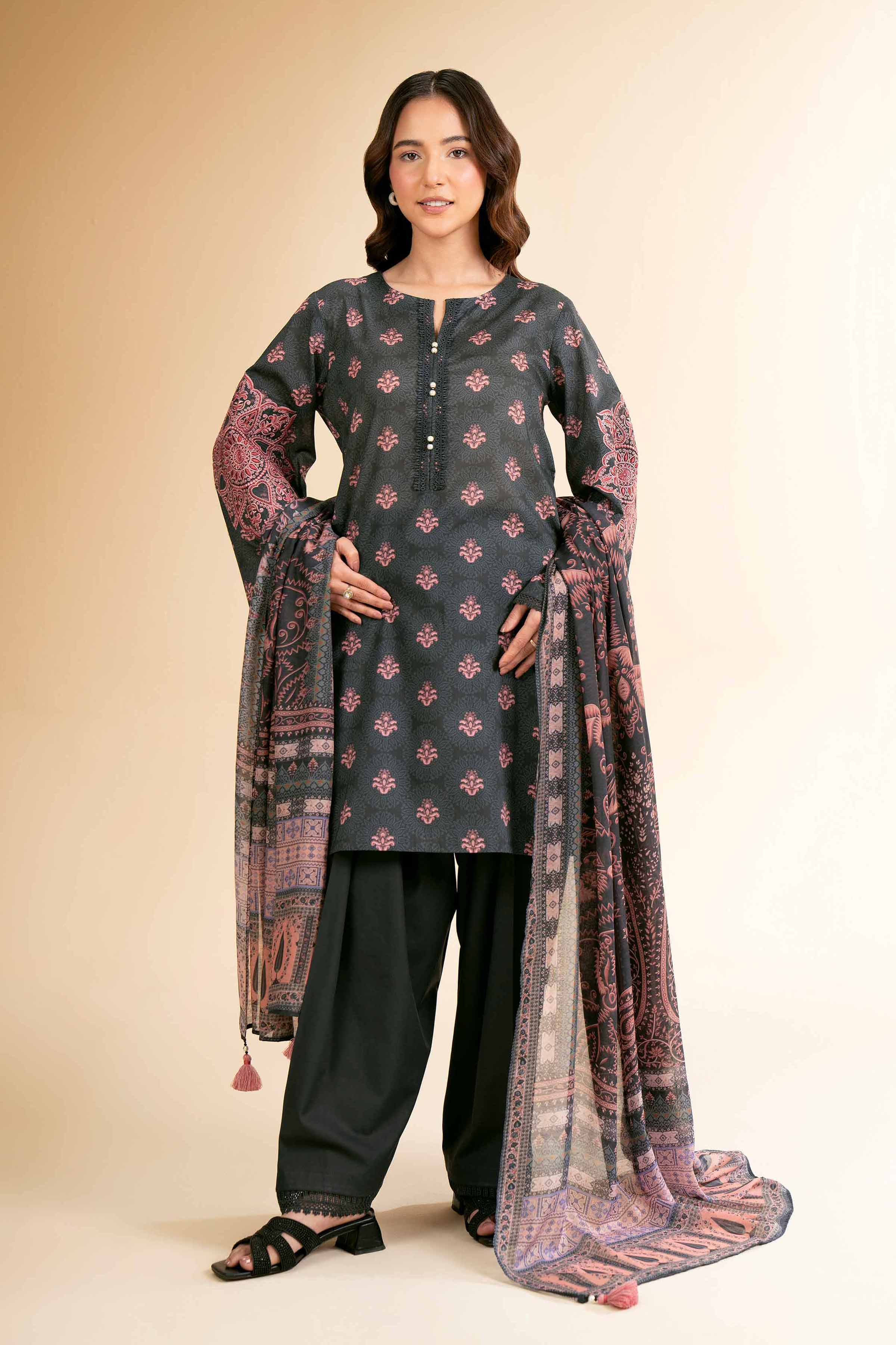 2 Piece - Digital Printed Suit - 42501545 for Women - Unstitched Collection | Nishat | Shop Online