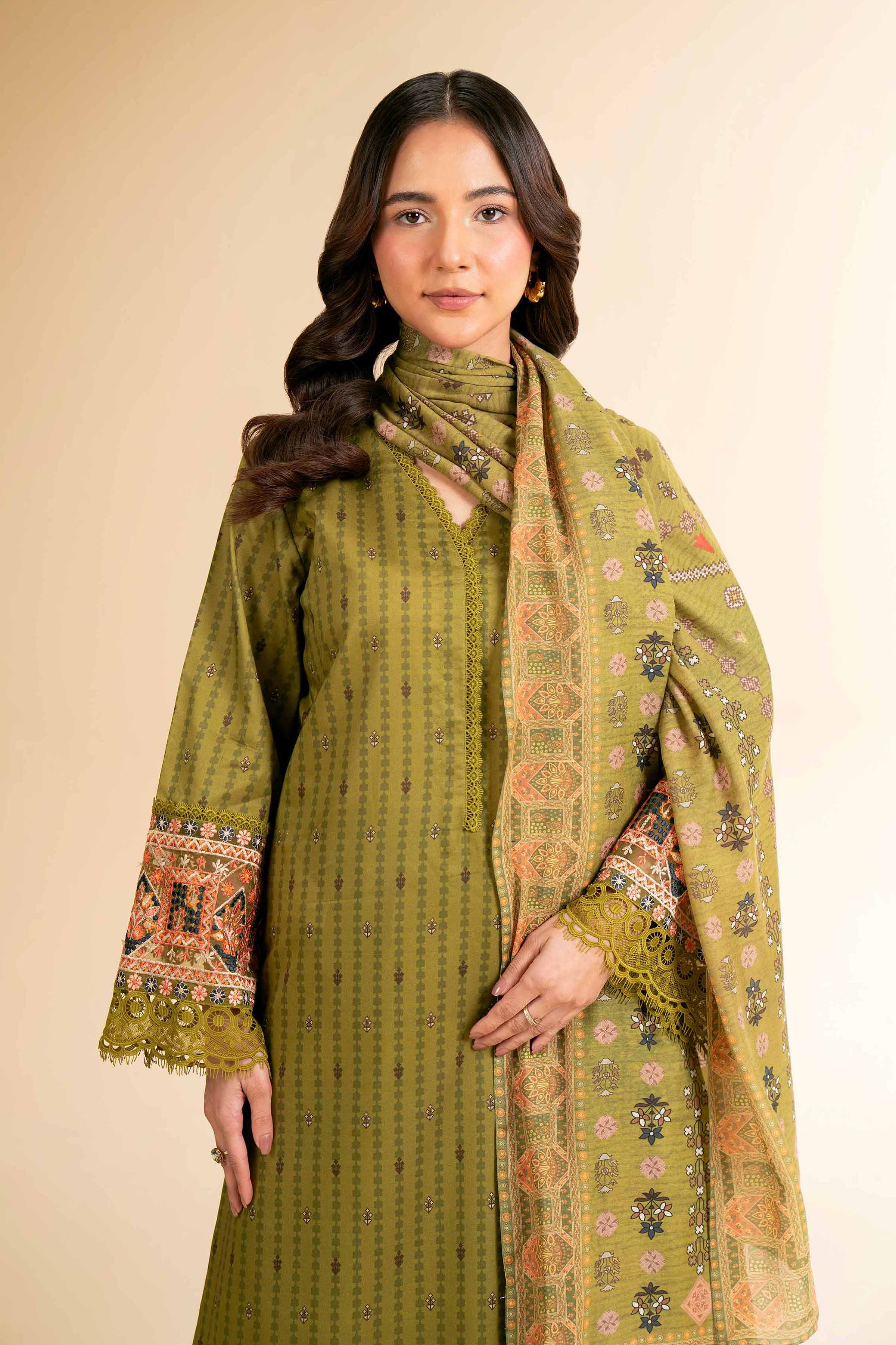 2 Piece - Digital Printed Suit - 42501546 for Women - Unstitched Collection | Nishat | Shop Online