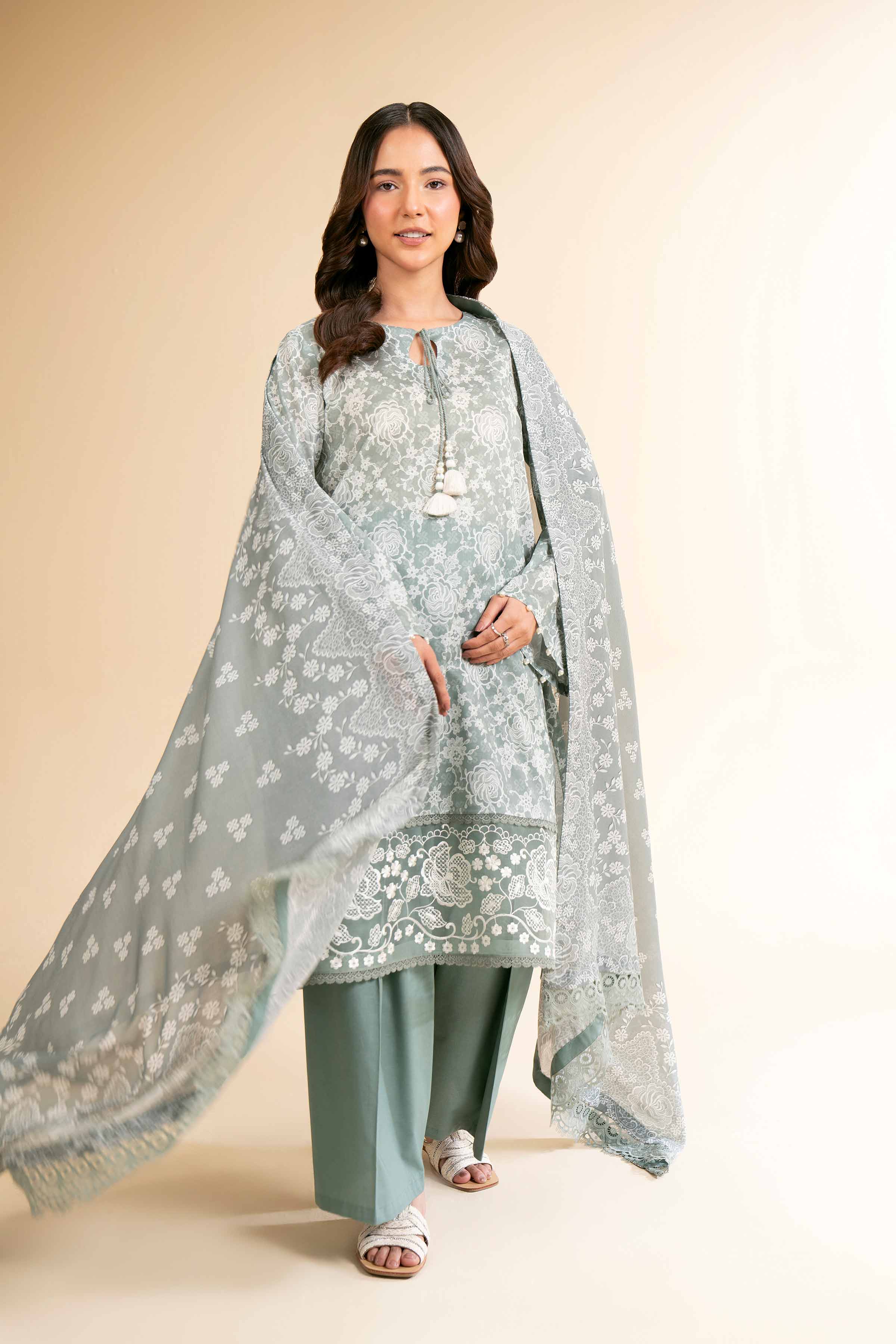 2 Piece - Digital Printed Suit - 42501547 for Women - Unstitched Collection | Nishat | Shop Online