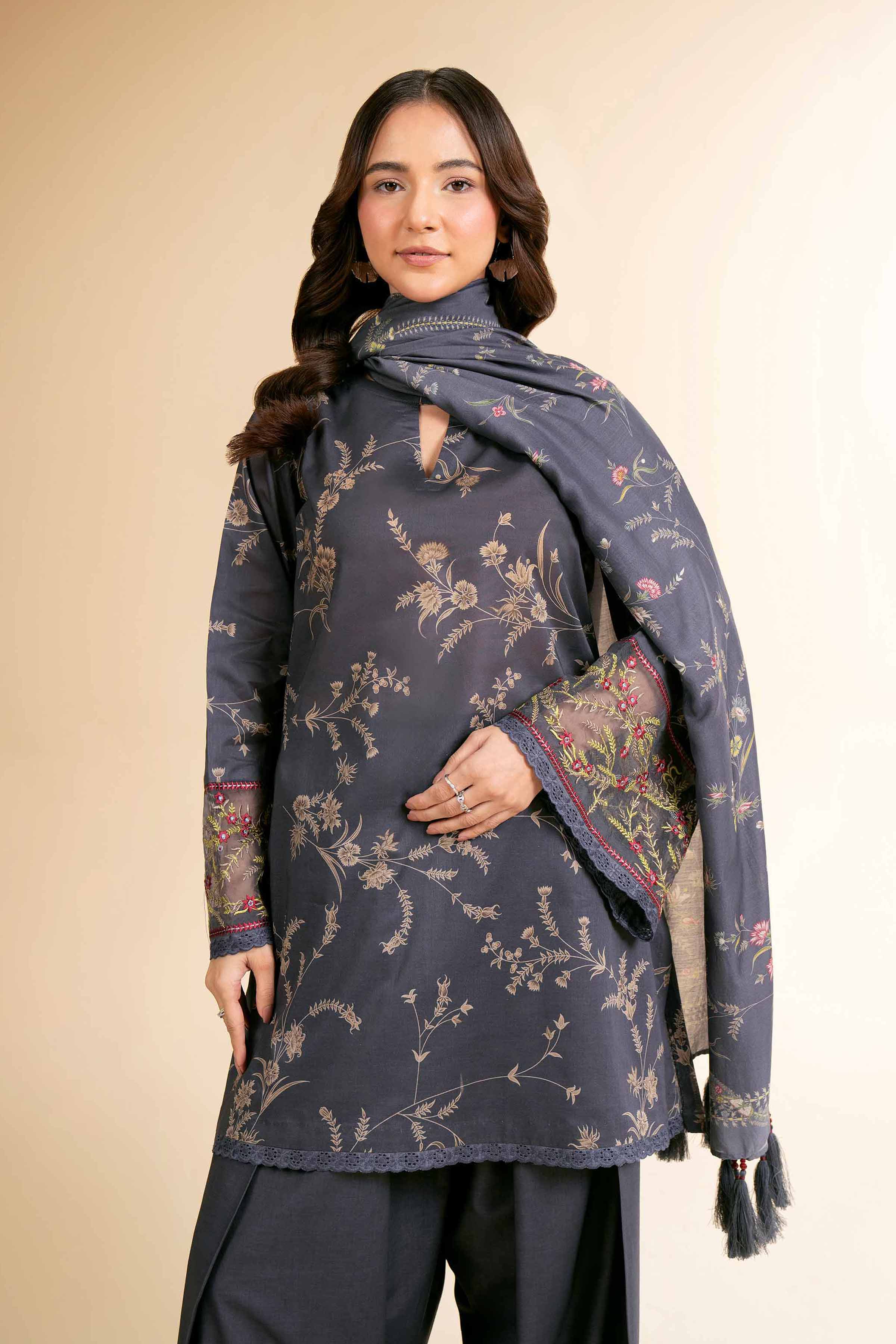 2 Piece - Digital Printed Suit - 42501548 for Women - Unstitched Collection | Nishat | Shop Online