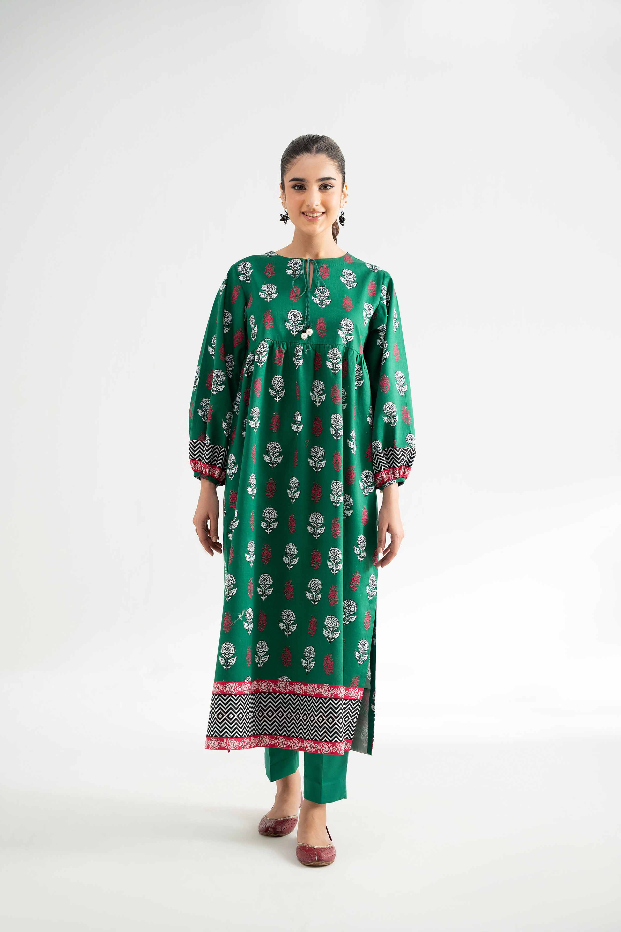 2 Piece - Printed Suit - 42501556 for Women - Unstitched Collection | Nishat | Shop Online