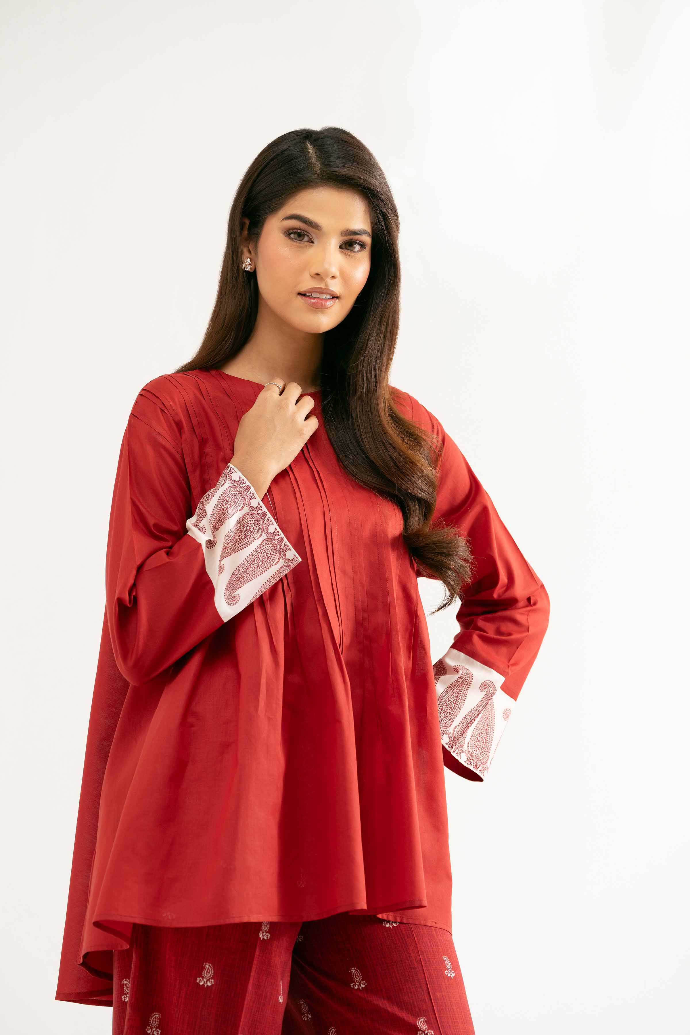 2 Piece - Printed Suit - 42501558 for Women - Unstitched Collection | Nishat | Shop Online