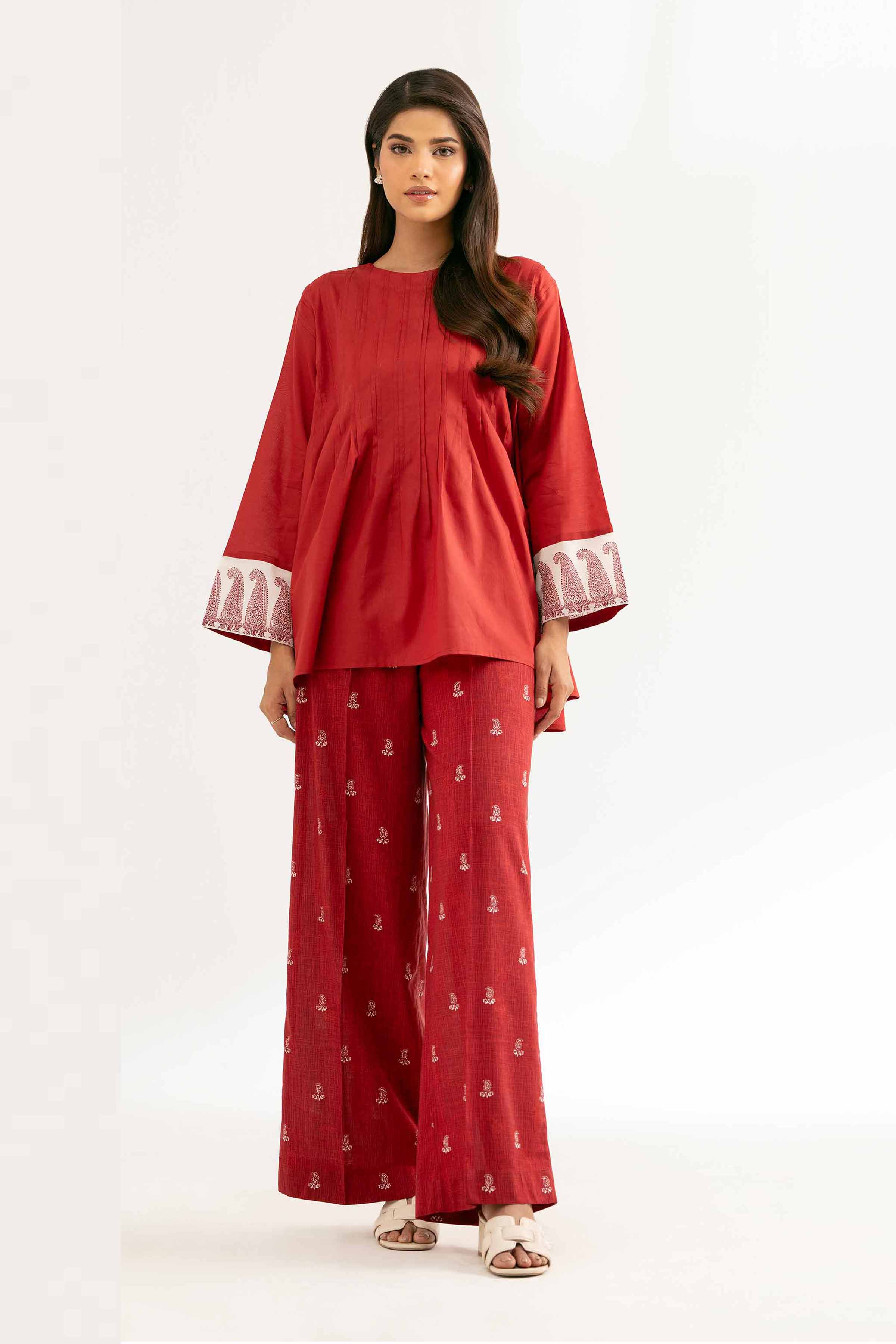 2 Piece - Printed Suit - 42501558 for Women - Unstitched Collection | Nishat | Shop Online