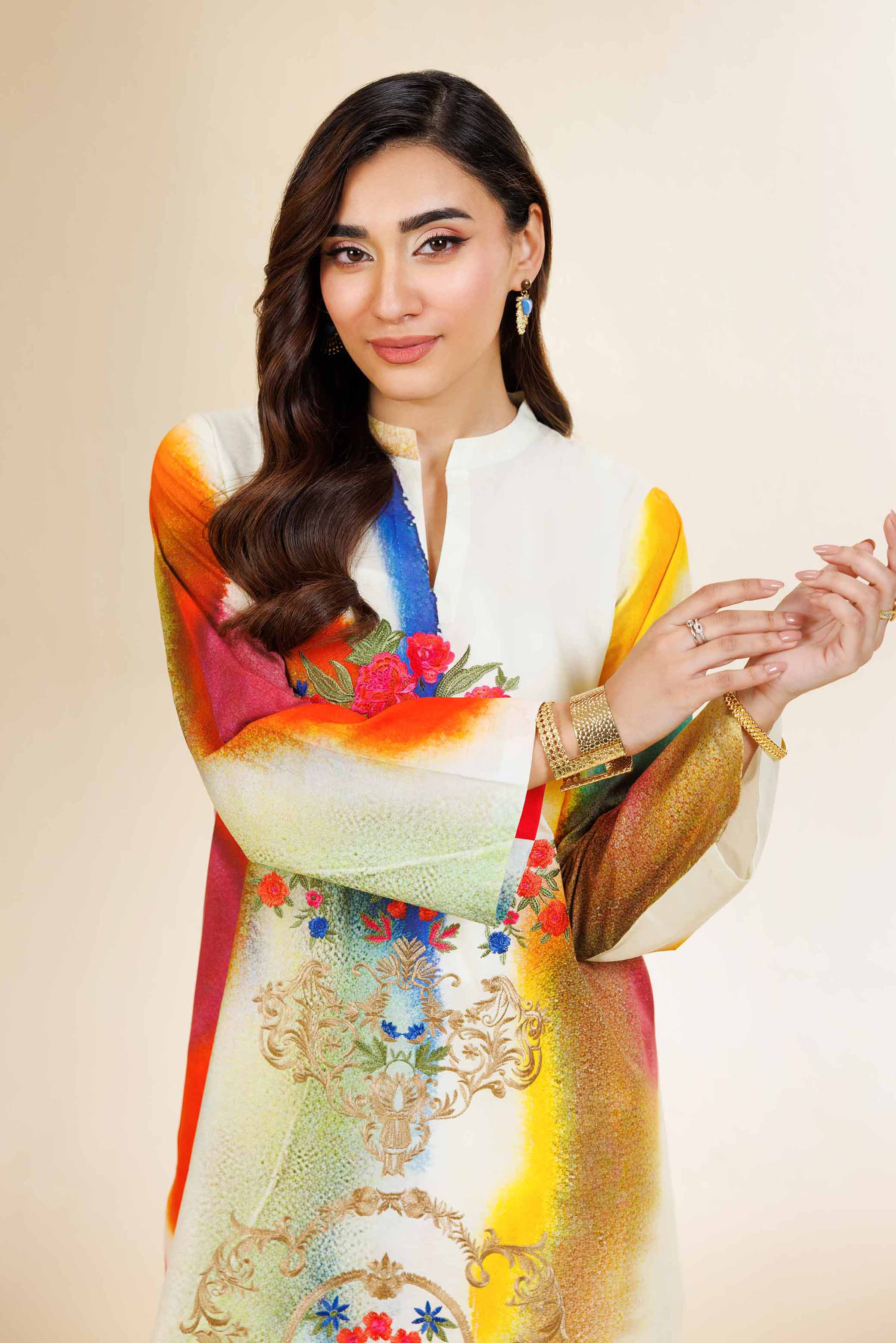 2 Piece - Digital Printed Suit - 42501560 for Women - Unstitched Collection | Nishat | Shop Online