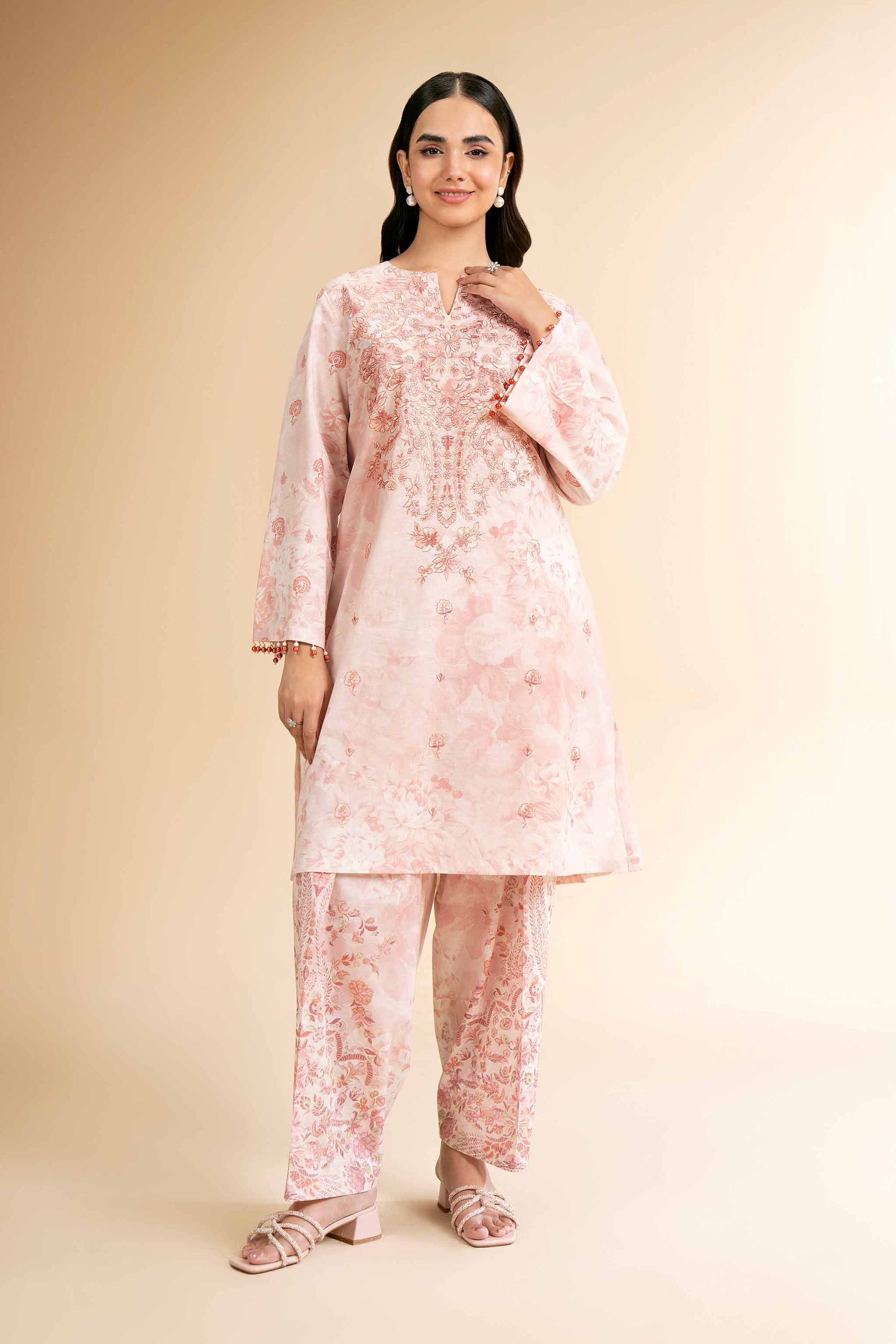 2 Piece - Digital Printed Suit - 42501561 for Women - Unstitched Collection | Nishat | Shop Online