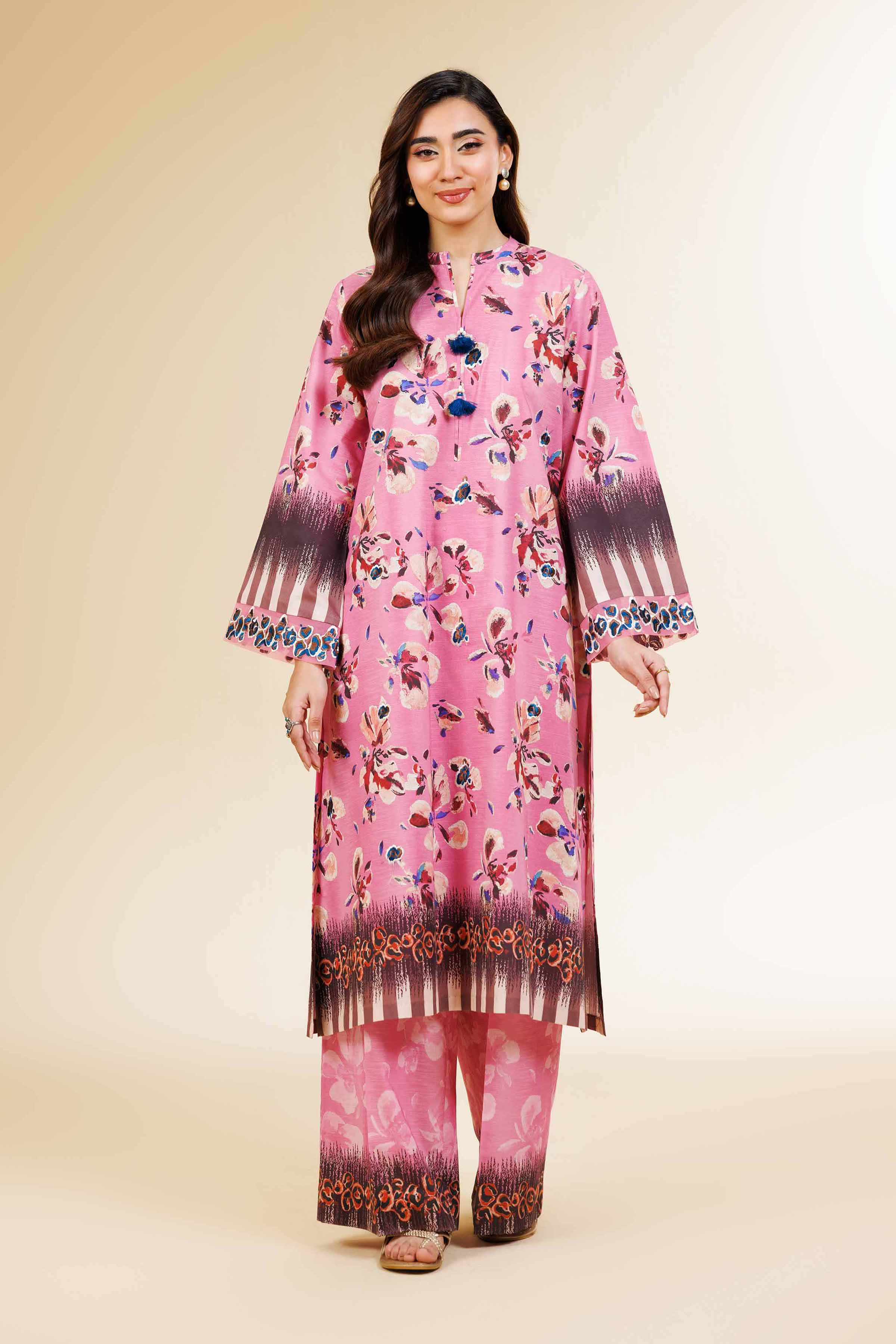 2 Piece - Digital Printed Suit - 42501562 for Women - Unstitched Collection | Nishat | Shop Online