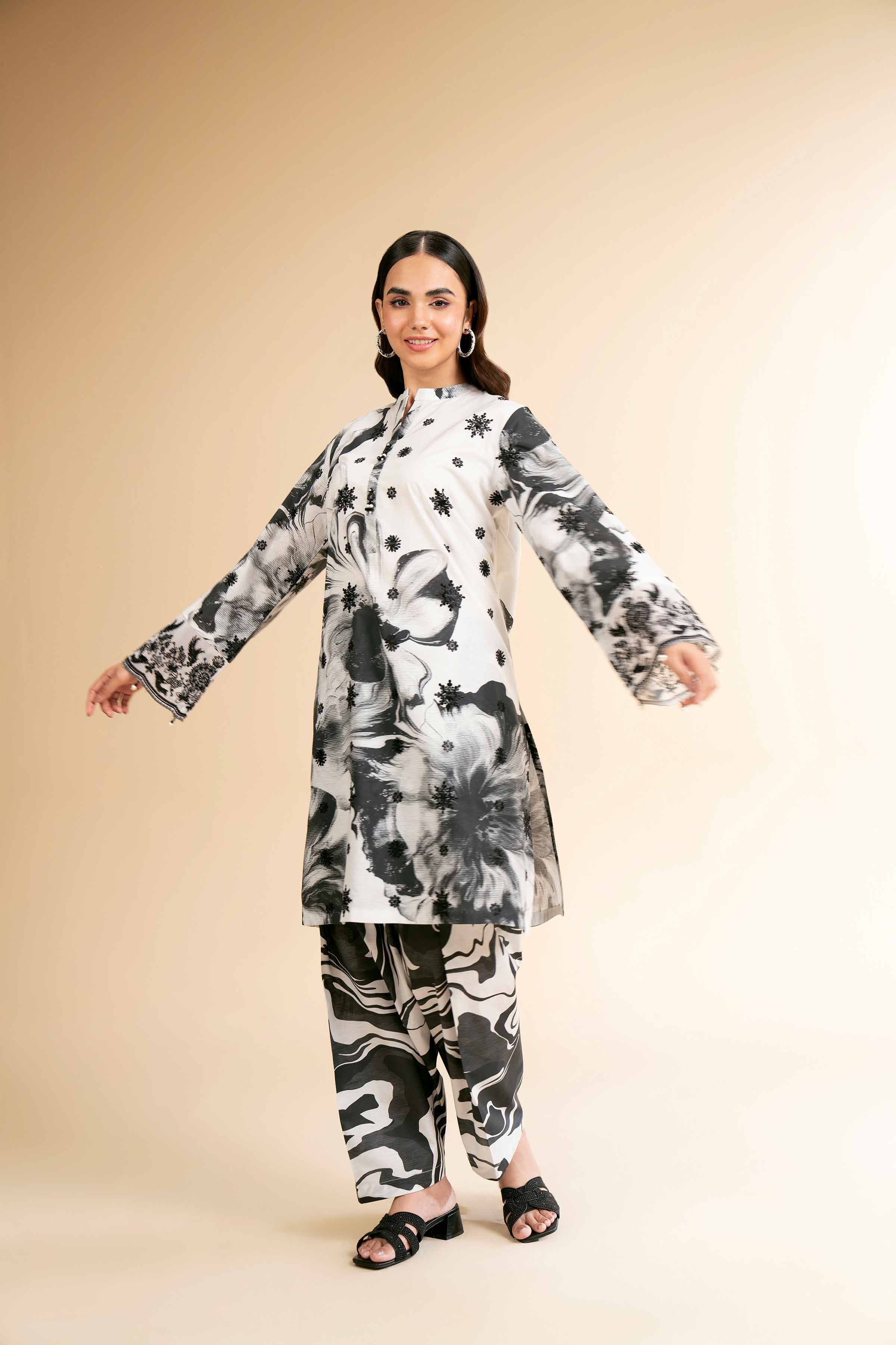 2 Piece - Digital Printed Suit - 42501568 for Women - Unstitched Collection | Nishat | Shop Online