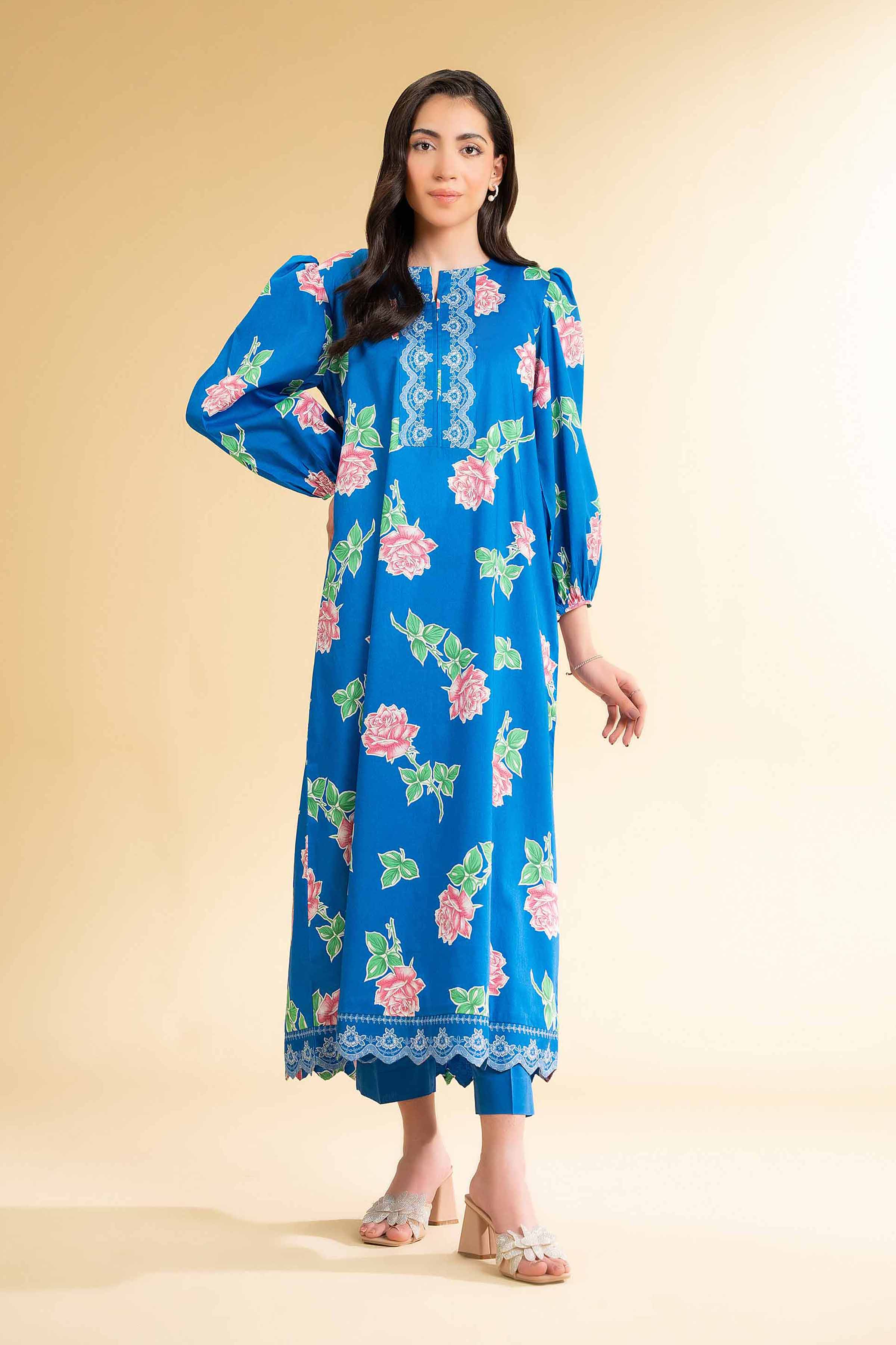 2 Piece - Printed Suit - 42501569 for Women - Unstitched Collection | Nishat | Shop Online