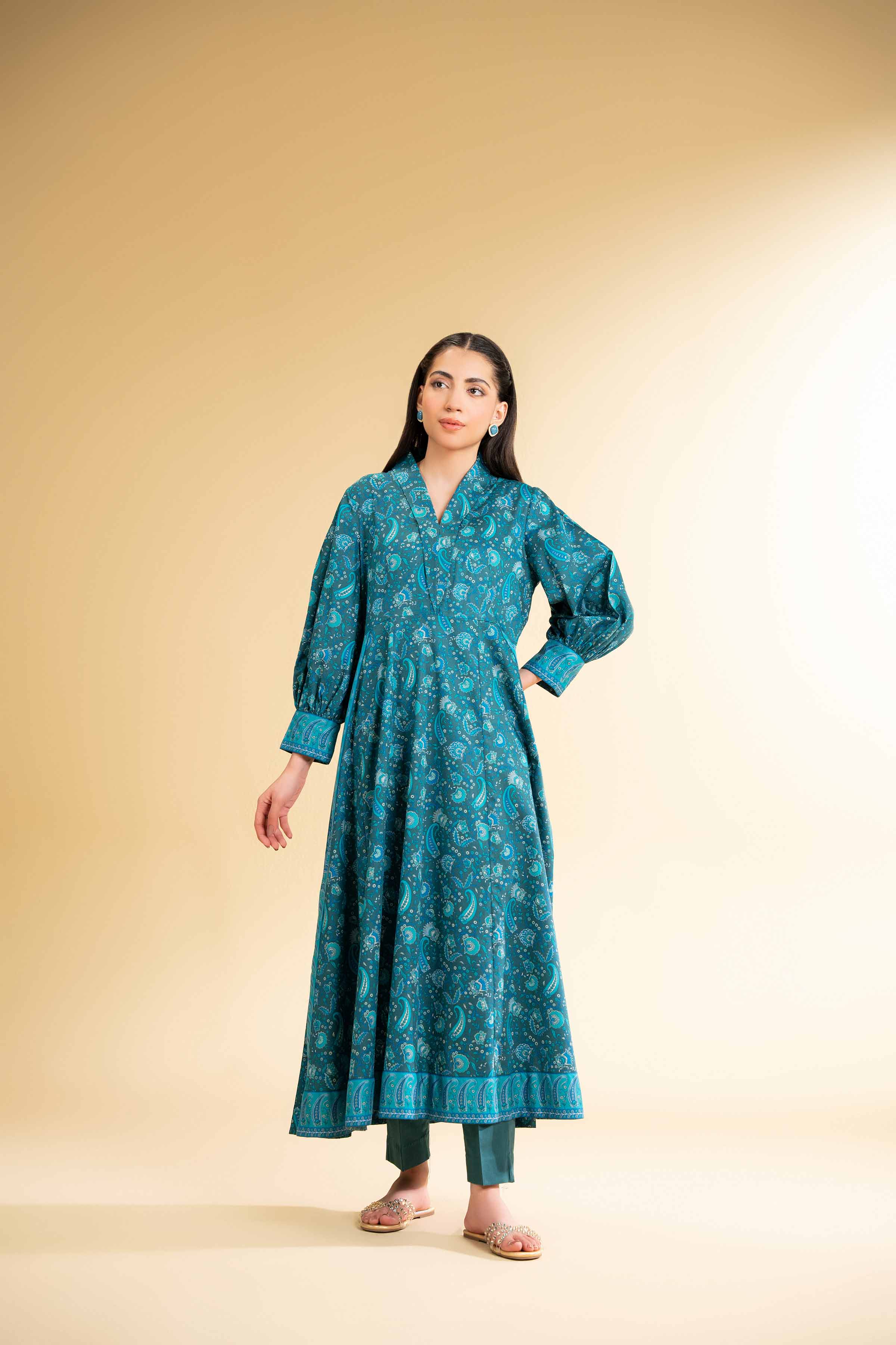 2 Piece - Printed Suit - 42501573 for Women - Unstitched Collection | Nishat | Shop Online