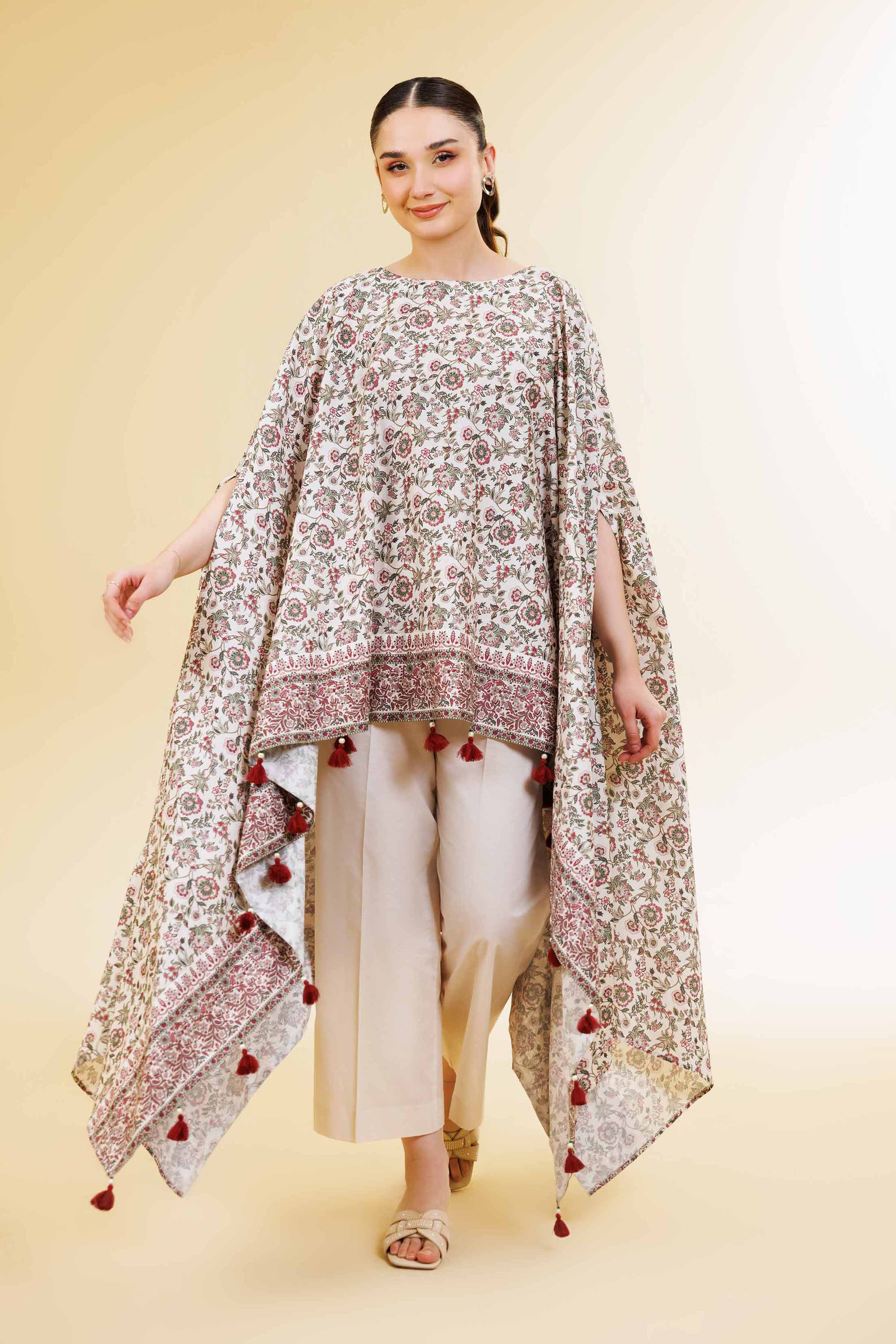 2 Piece - Printed Suit - 42501575 for Women - Unstitched Collection | Nishat | Shop Online