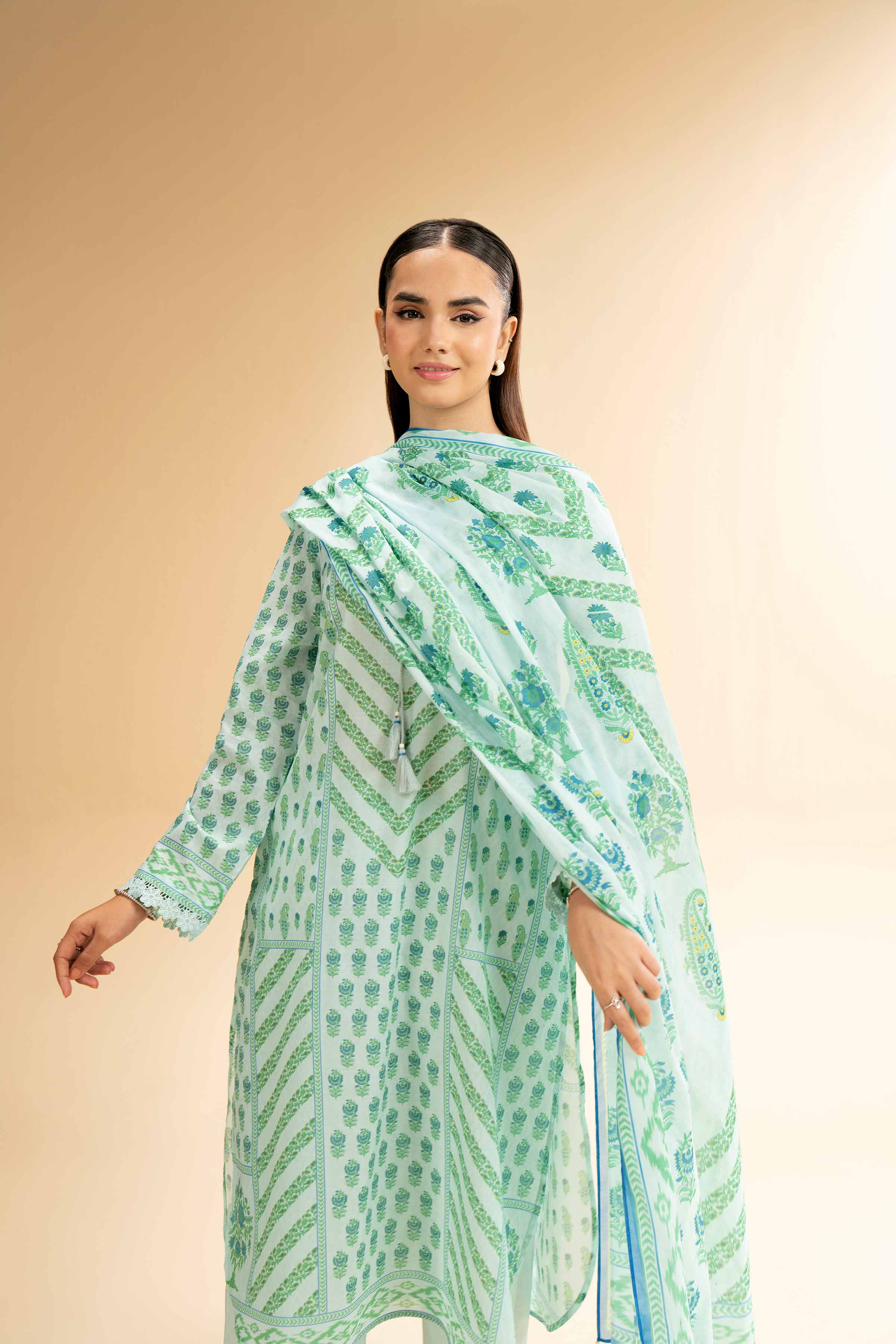3 Piece - Digital Printed Suit - 42501592 for Women - Unstitched Collection | Nishat | Shop Online
