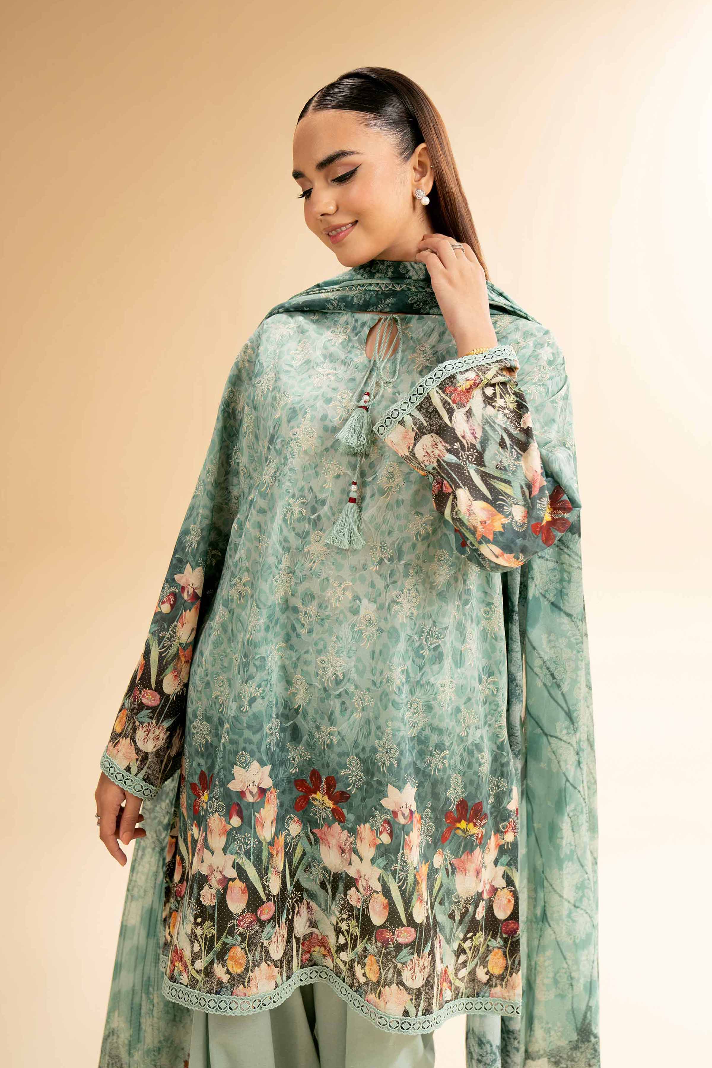 3 Piece - Digital Printed Suit - 42501597 for Women - Unstitched Collection | Nishat | Shop Online