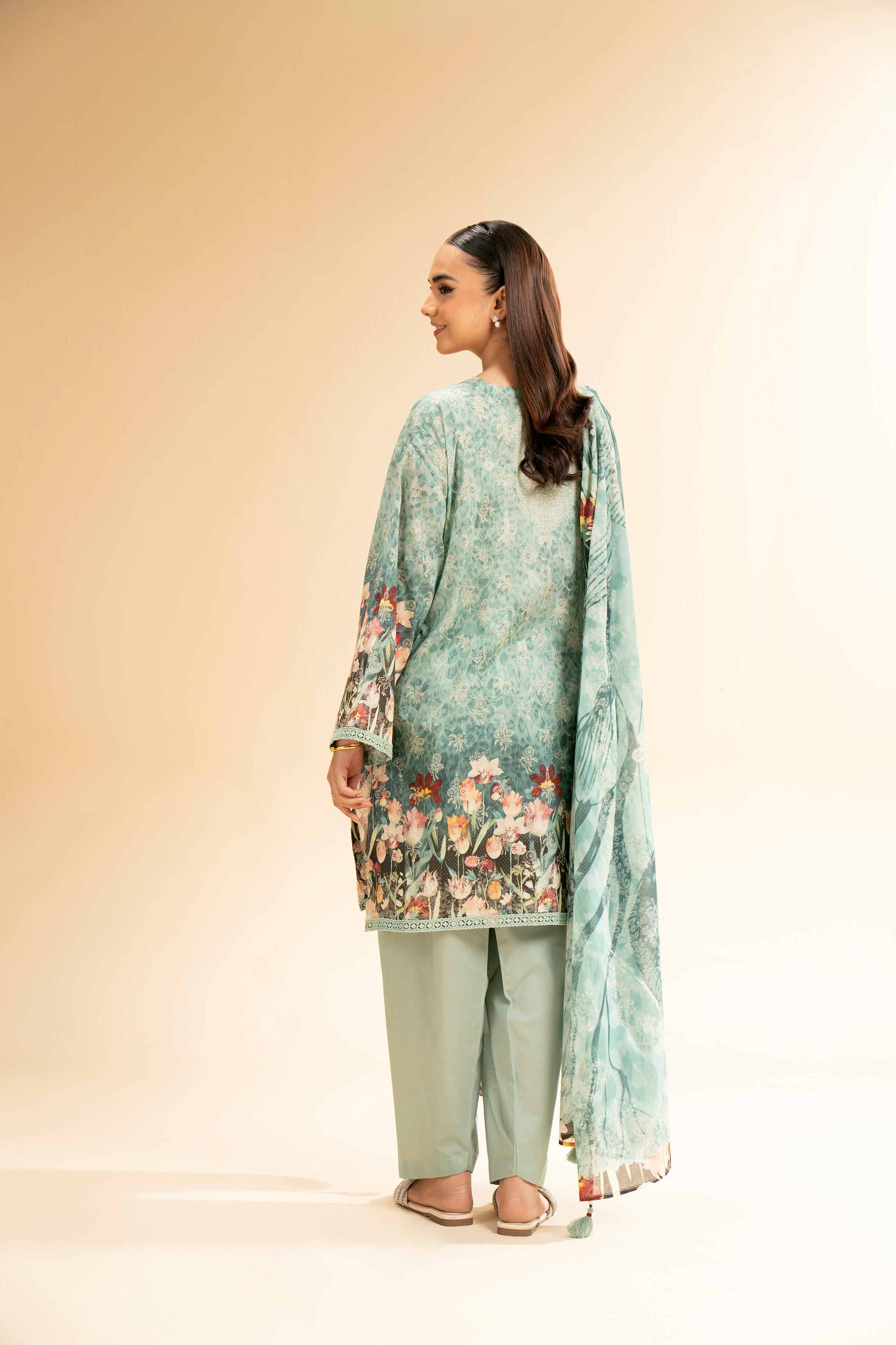 3 Piece - Digital Printed Suit - 42501597 for Women - Unstitched Collection | Nishat | Shop Online