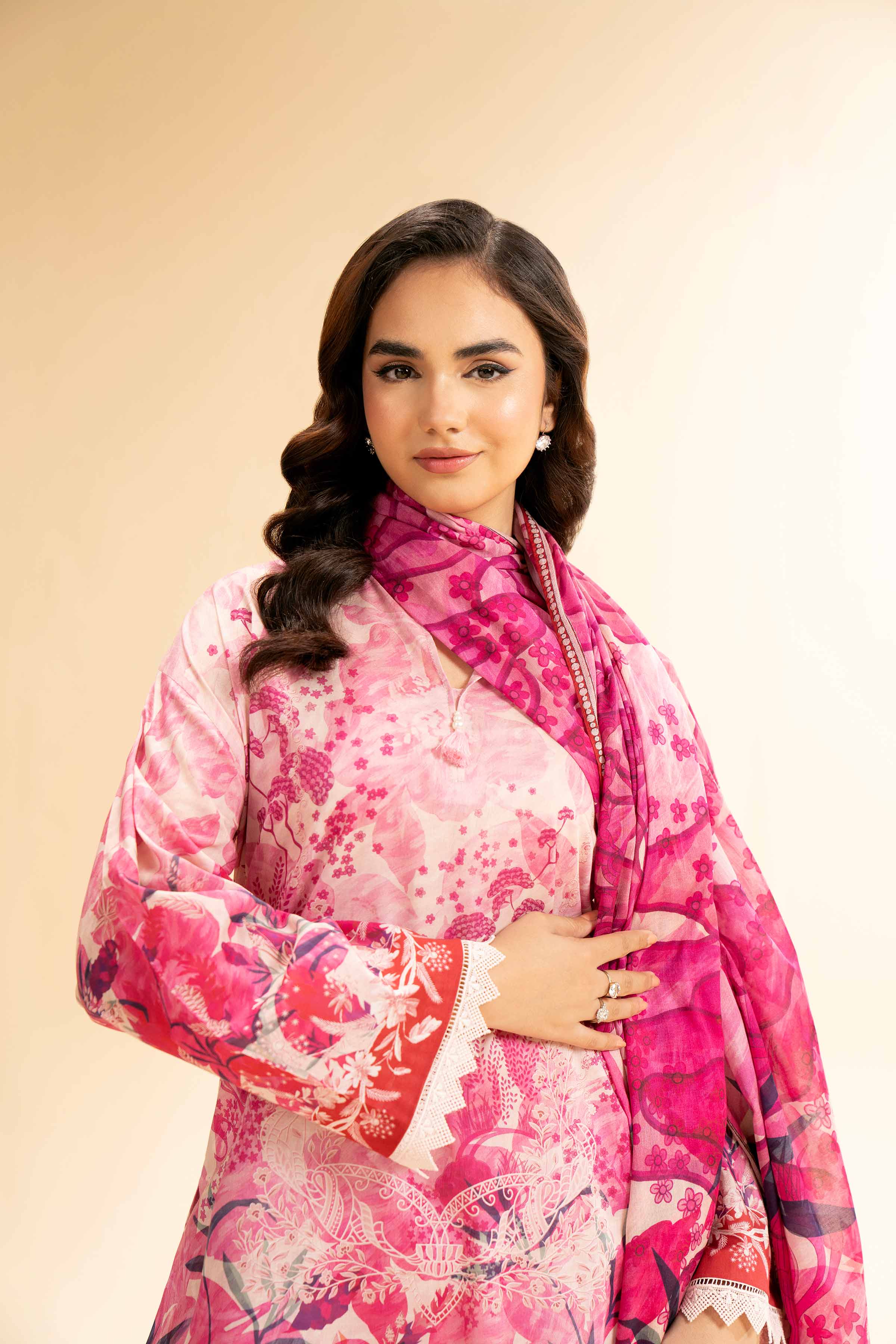 3 Piece - Digital Printed Suit - 42501598 for Women - Unstitched Collection | Nishat | Shop Online