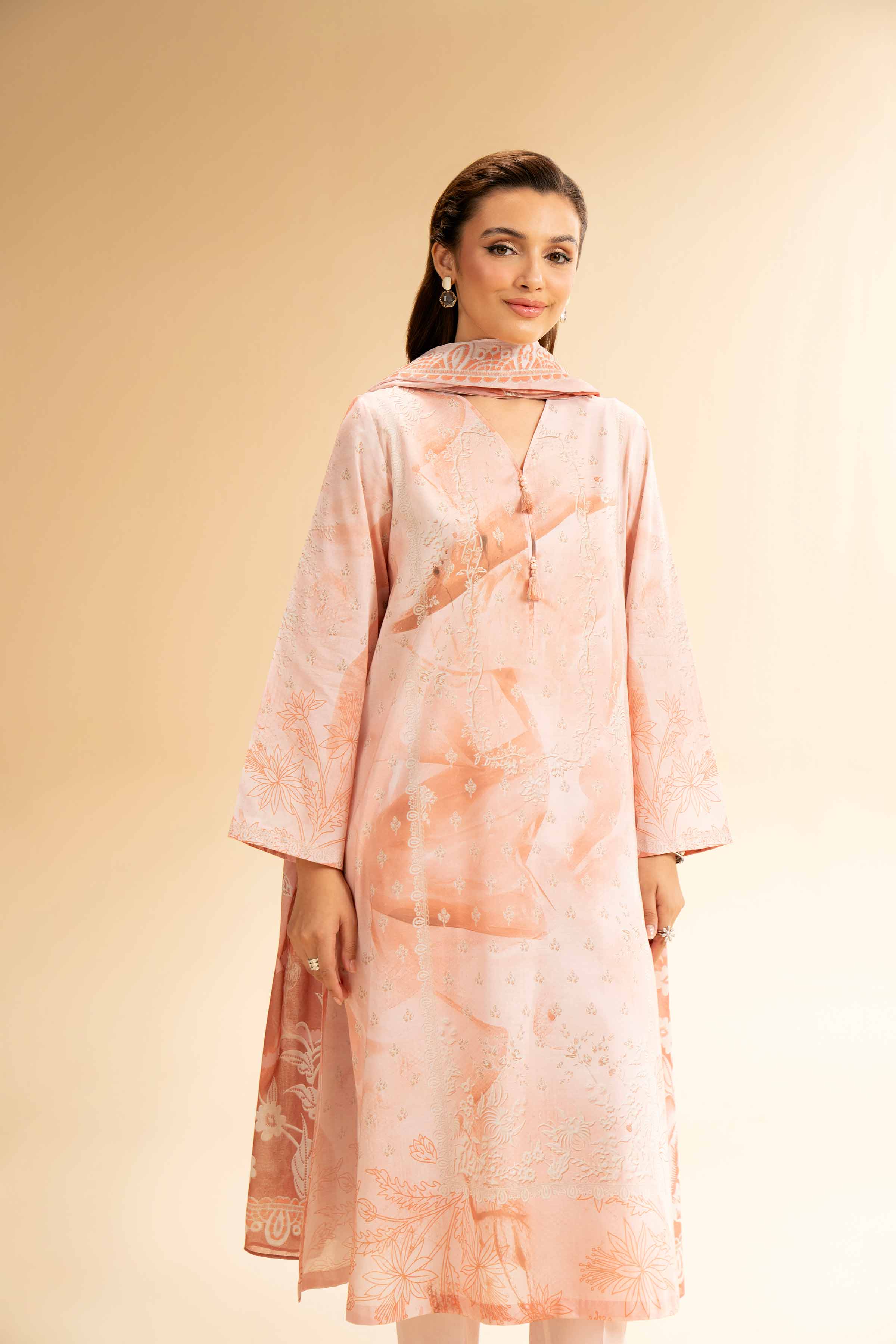 3 Piece - Digital Printed Suit - 42501599 for Women - Unstitched Collection | Nishat | Shop Online