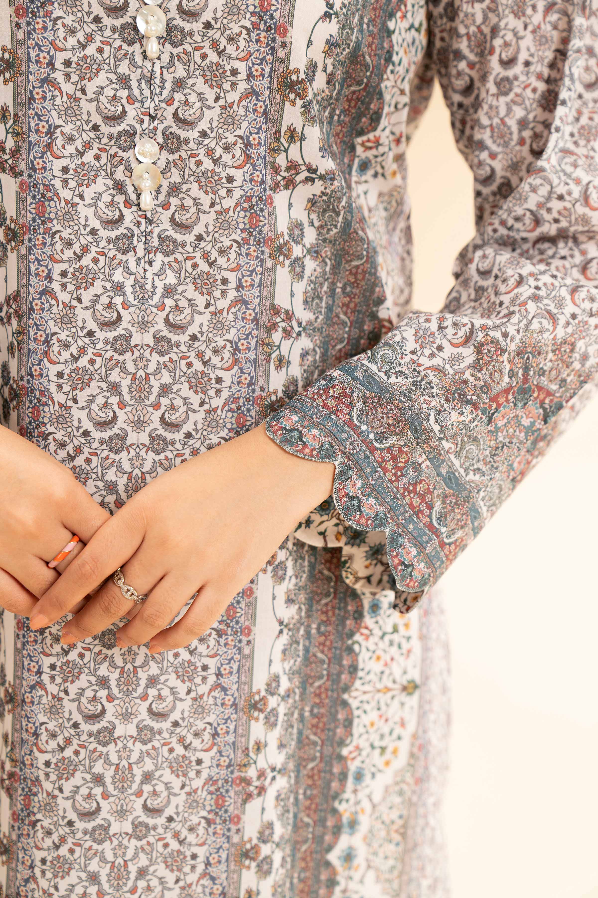 3 Piece - Digital Printed Suit - 42501601 for Women - Unstitched Collection | Nishat | Shop Online