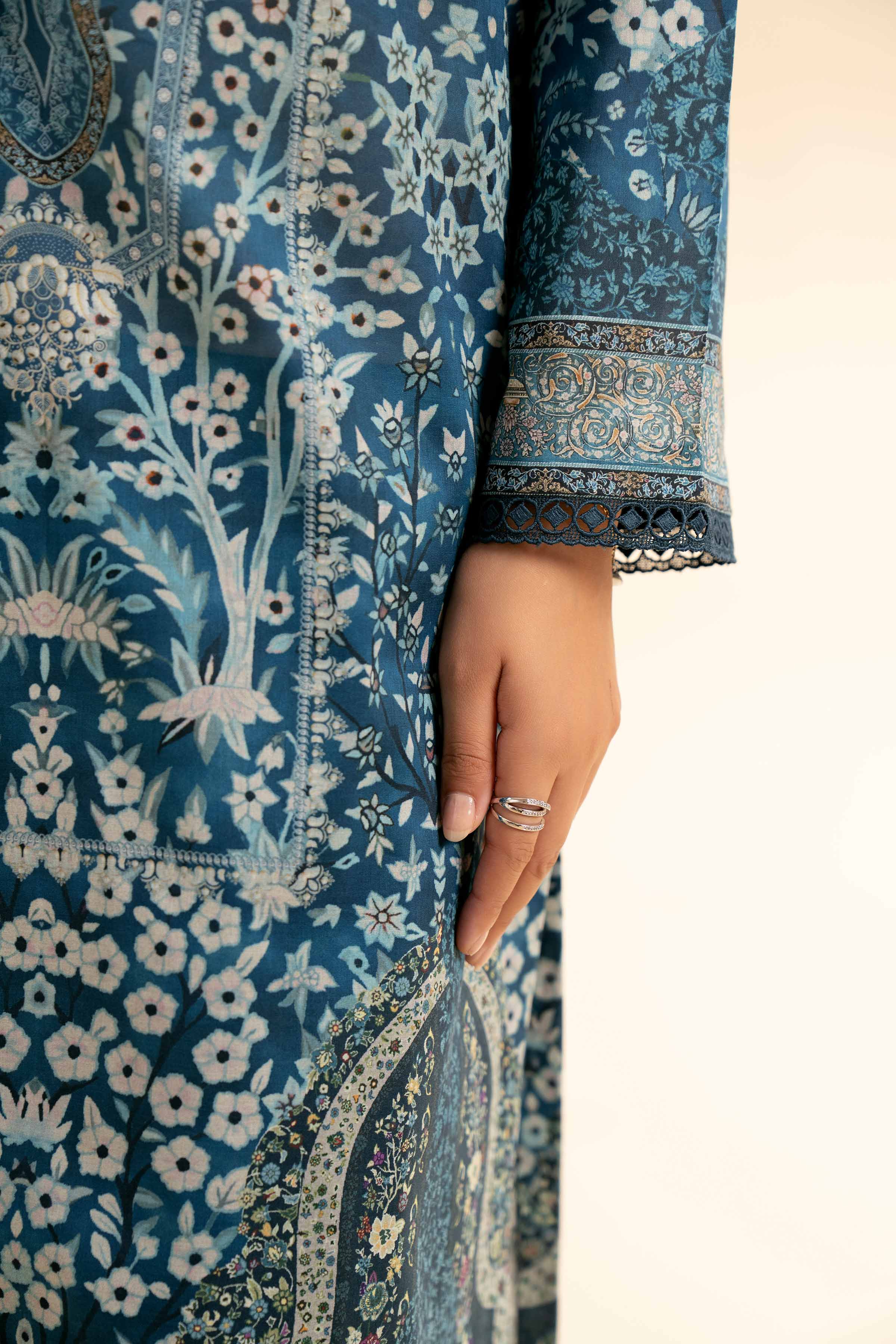 3 Piece - Digital Printed Suit - 42501602 for Women - Unstitched Collection | Nishat | Shop Online
