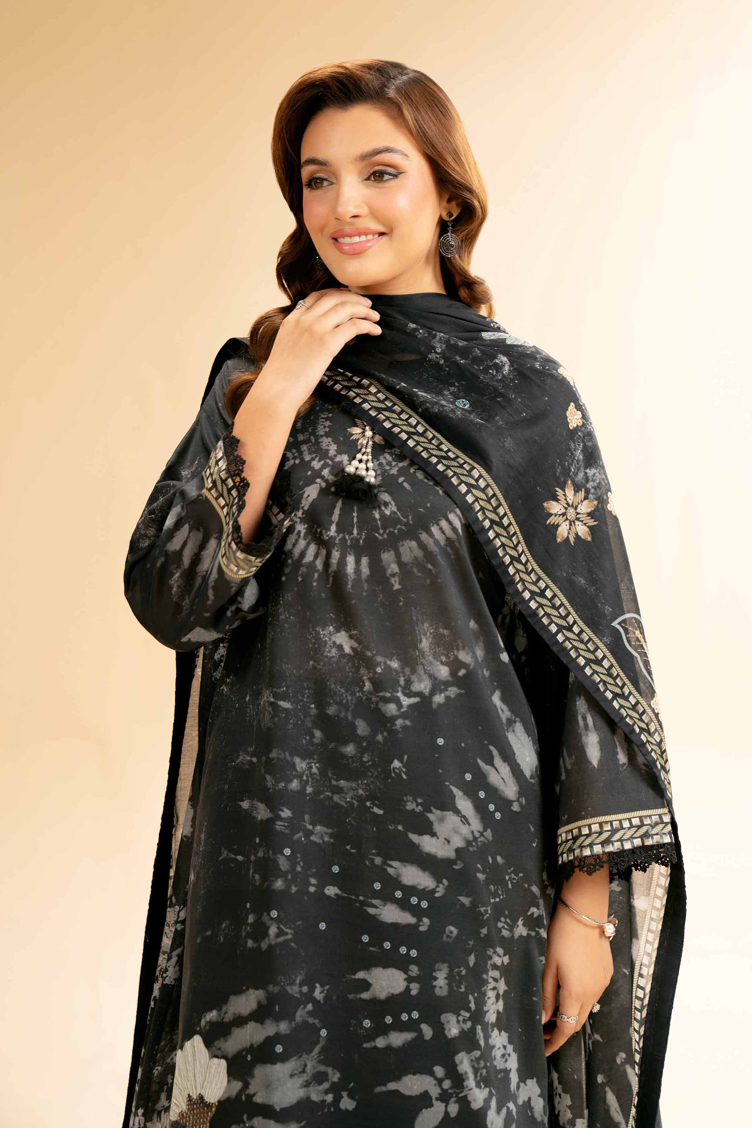 3 Piece - Digital Printed Suit - 42501605 for Women - Unstitched Collection | Nishat | Shop Online