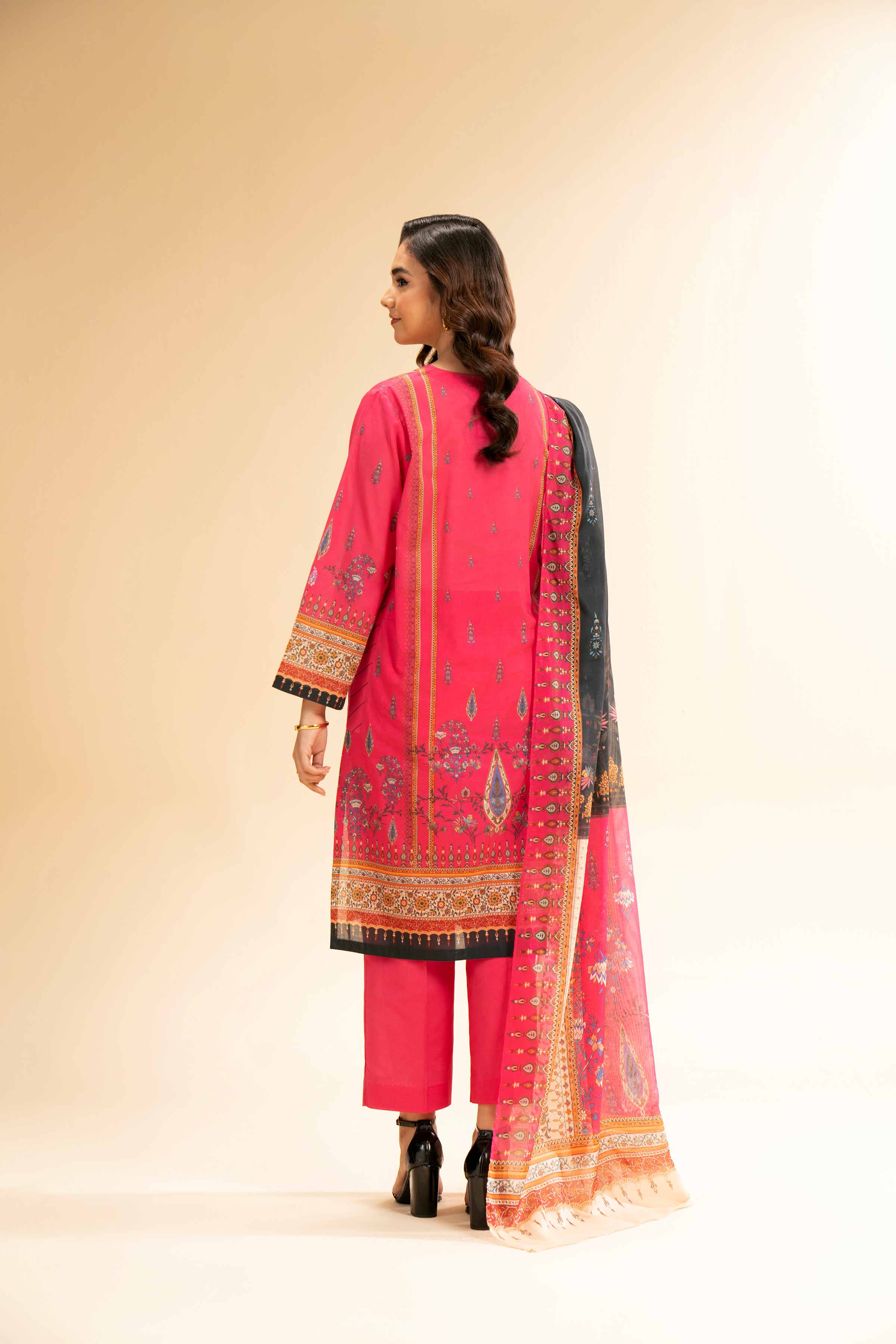 3 Piece - Digital Printed Suit - 42501606 for Women - Unstitched Collection | Nishat | Shop Online