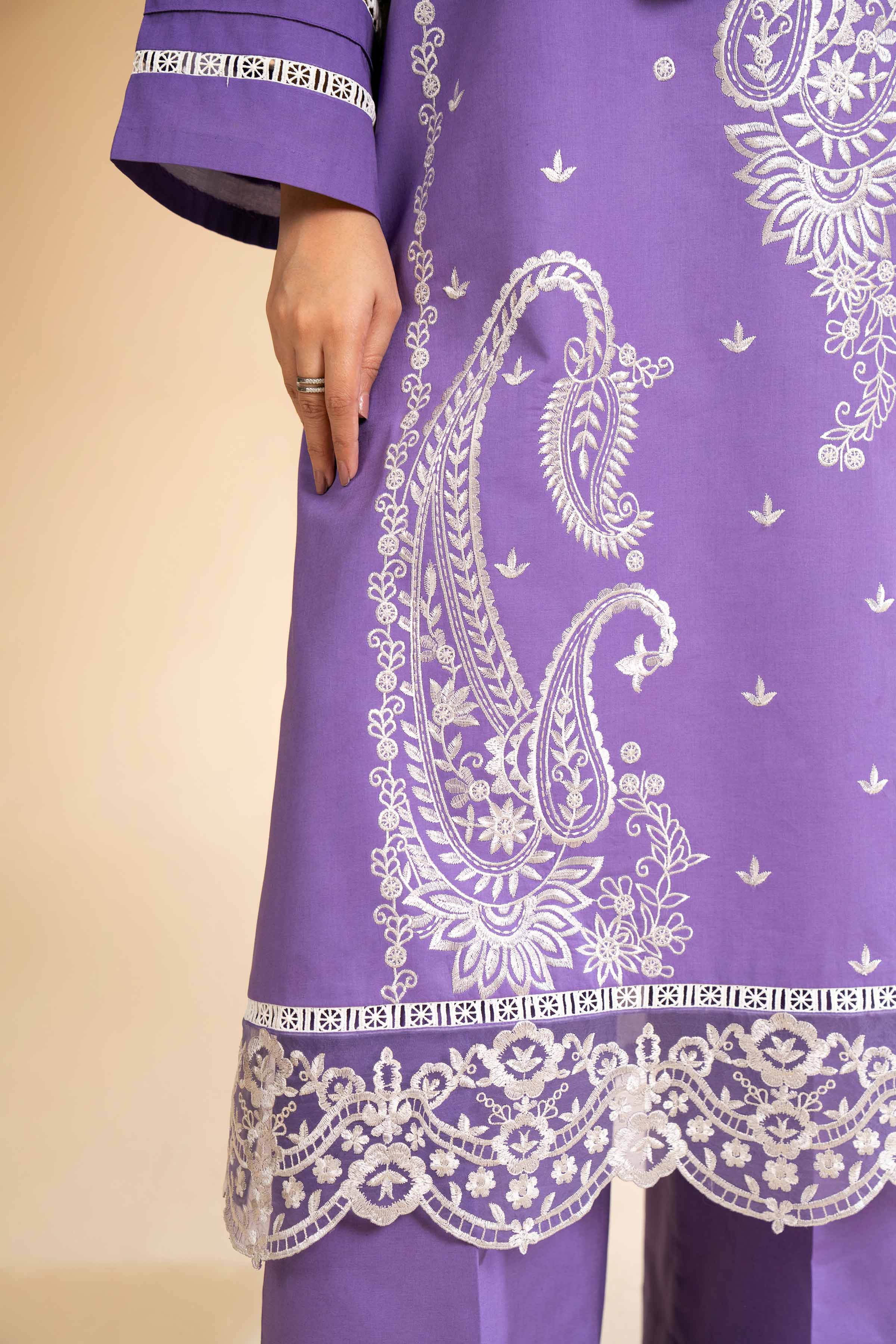 3 Piece - Digital Printed Embroidered Suit - 42501611 for Women - Unstitched Collection | Nishat | Shop Online