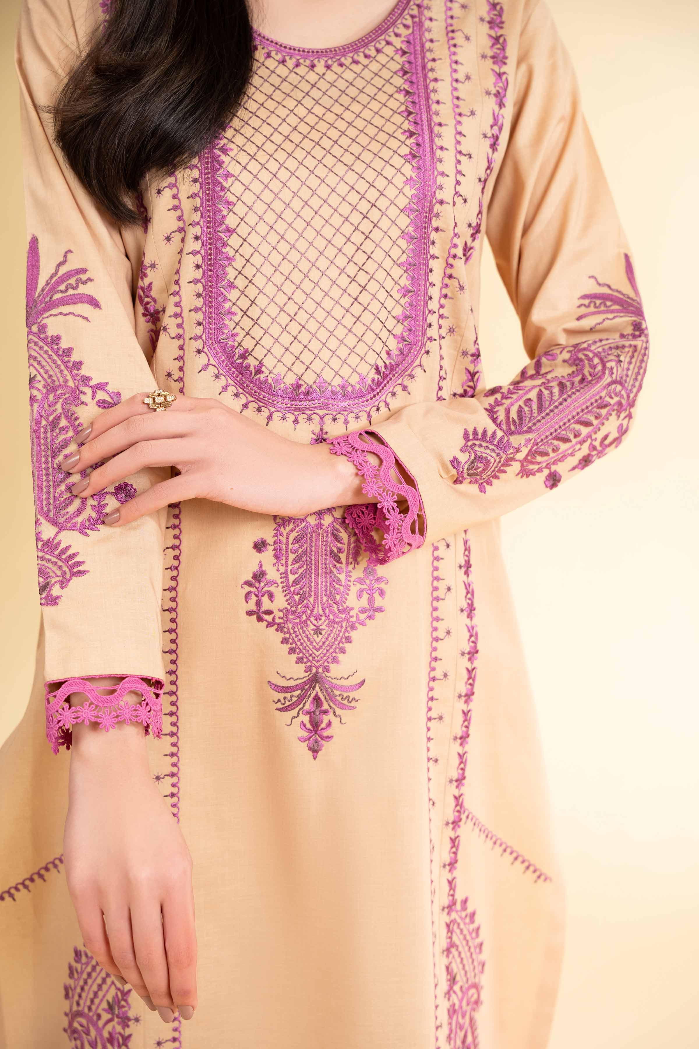3 Piece - Digital Printed Embroidered Suit - 42501613 for Women - Unstitched Collection | Nishat | Shop Online
