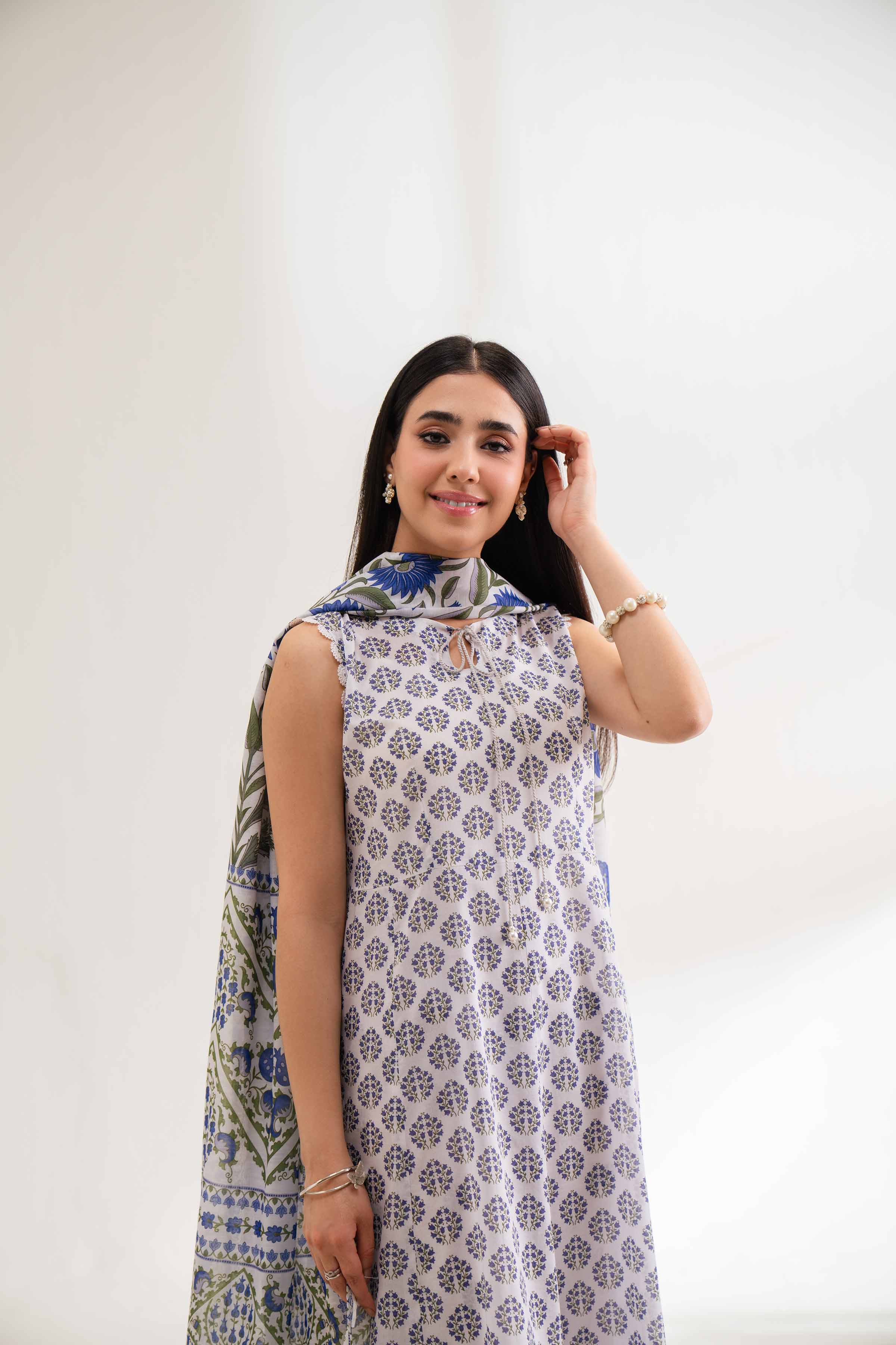 3 Piece - Digital Printed Embroidered Suit - 42501621 for Women - Unstitched Collection | Nishat | Shop Online