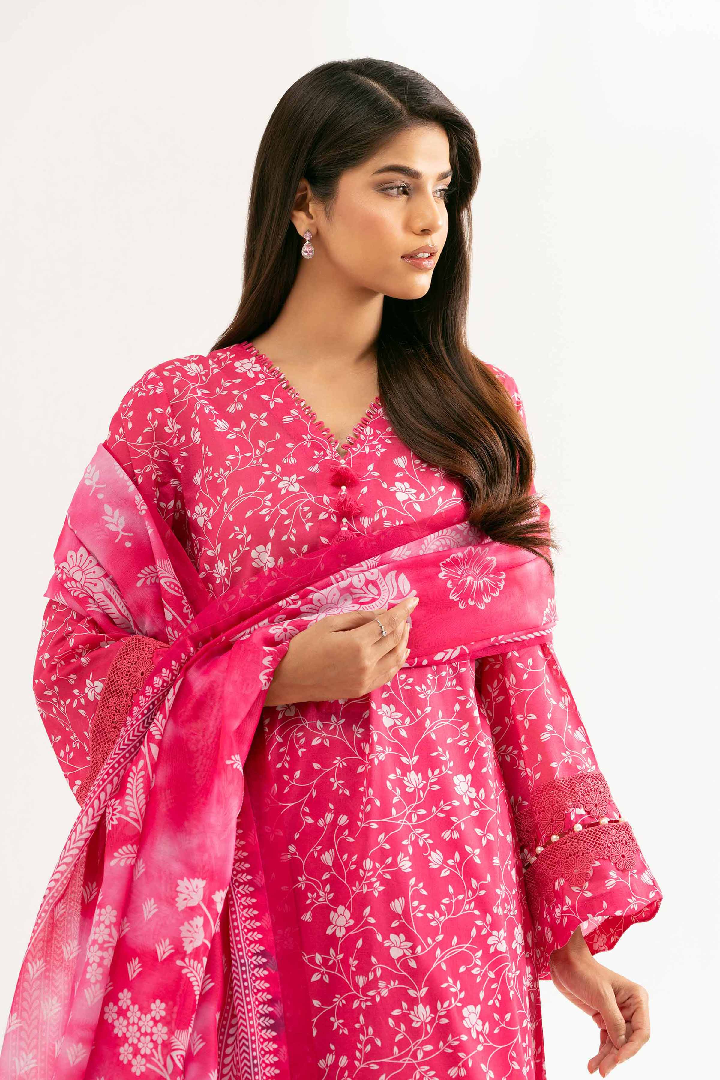 3 Piece - Digital Printed Embroidered Suit - 42501627 for Women - Unstitched Collection | Nishat | Shop Online