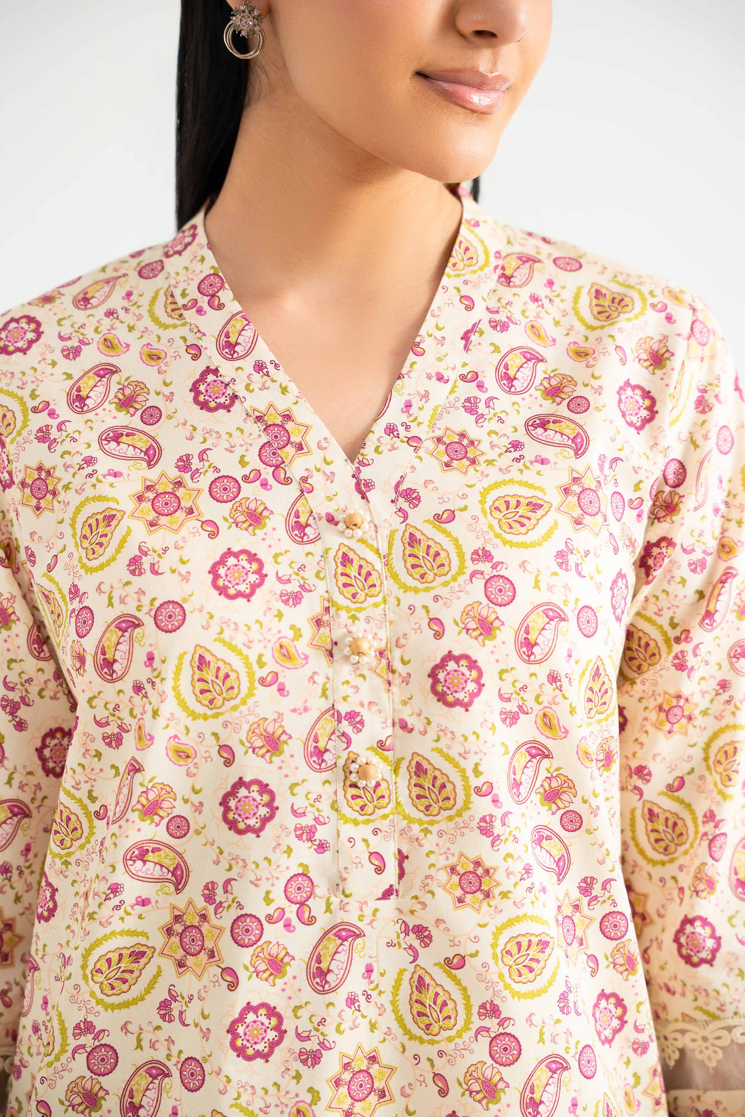 3 Piece - Digital Printed Embroidered Suit - 42501628 for Women - Unstitched Collection | Nishat | Shop Online