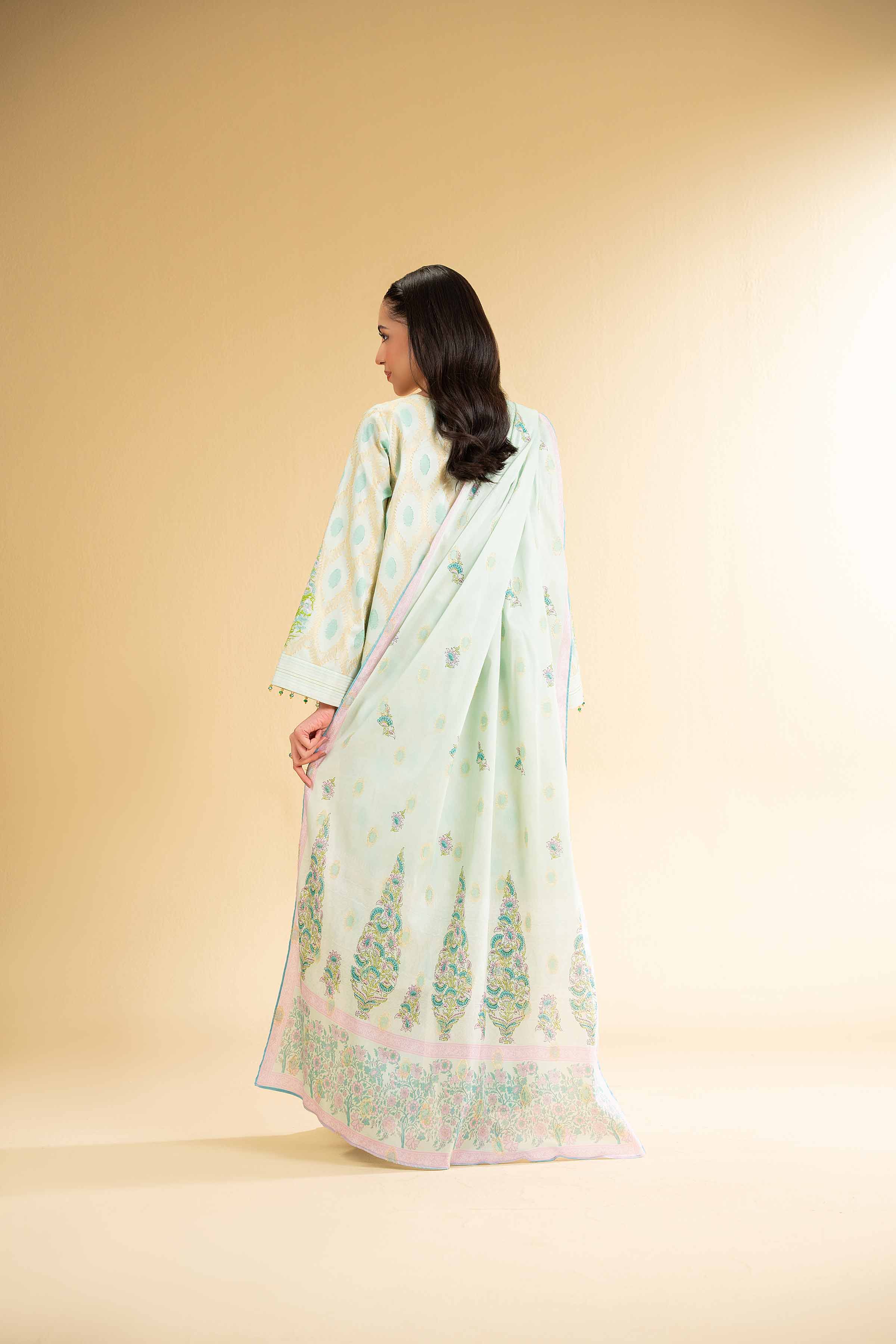3 Piece - Digital Printed Embroidered Suit - 42501629 for Women - Unstitched Collection | Nishat | Shop Online
