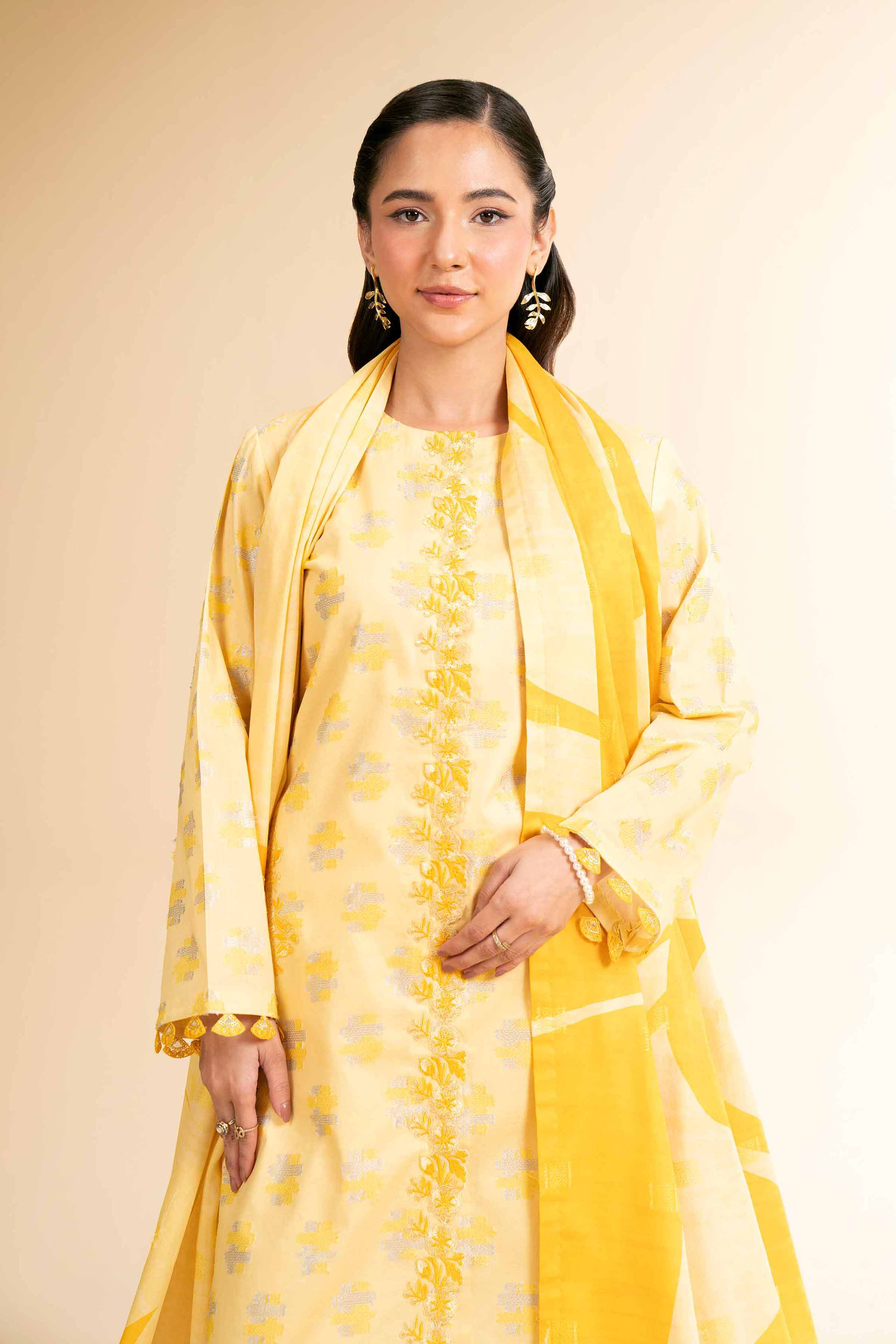 3 Piece - Digital Printed Embroidered Suit - 42501635 for Women - Unstitched Collection | Nishat | Shop Online