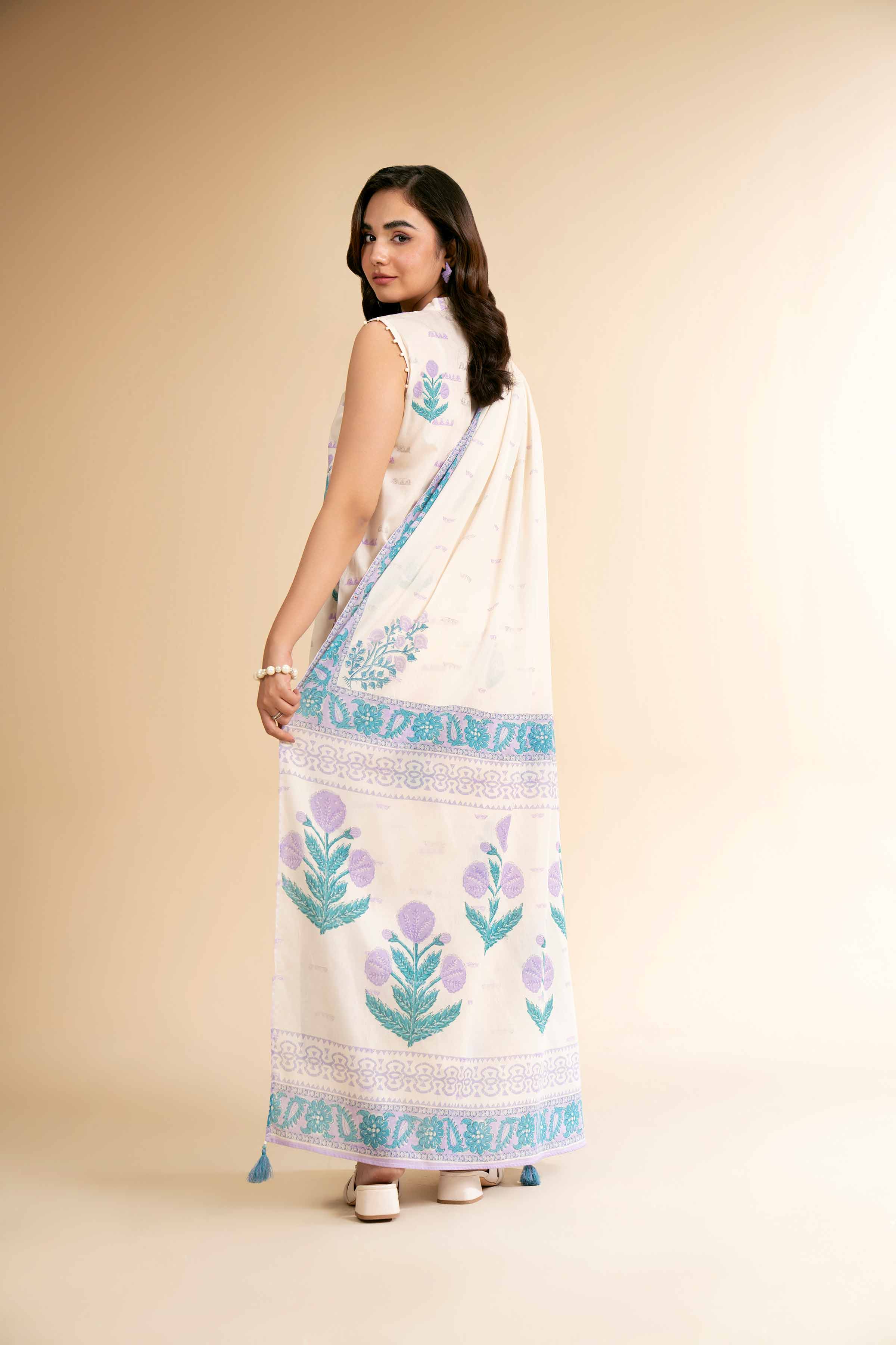 3 Piece - Digital Printed Embroidered Suit - 42501638 for Women - Unstitched Collection | Nishat | Shop Online