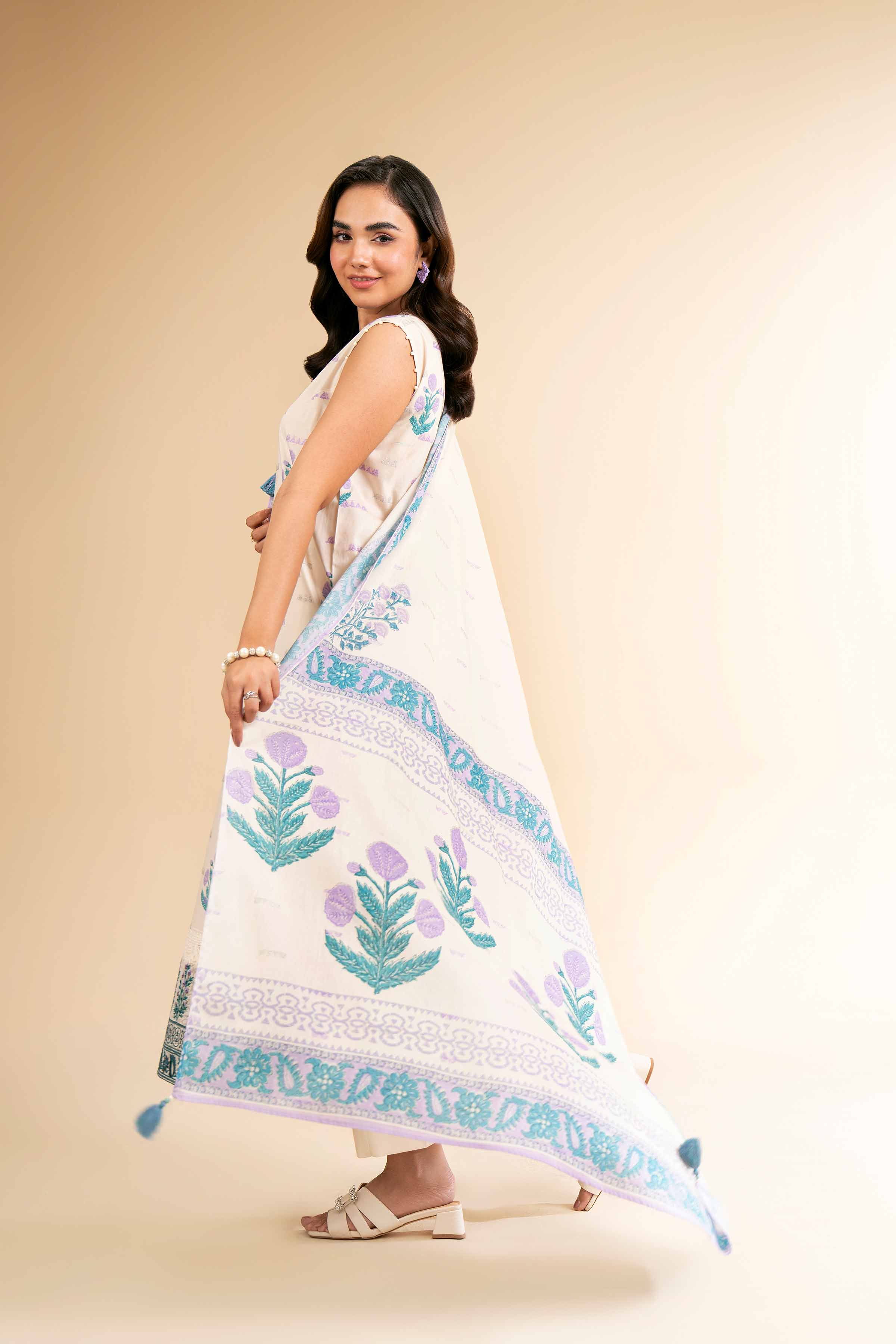 3 Piece - Digital Printed Embroidered Suit - 42501638 for Women - Unstitched Collection | Nishat | Shop Online