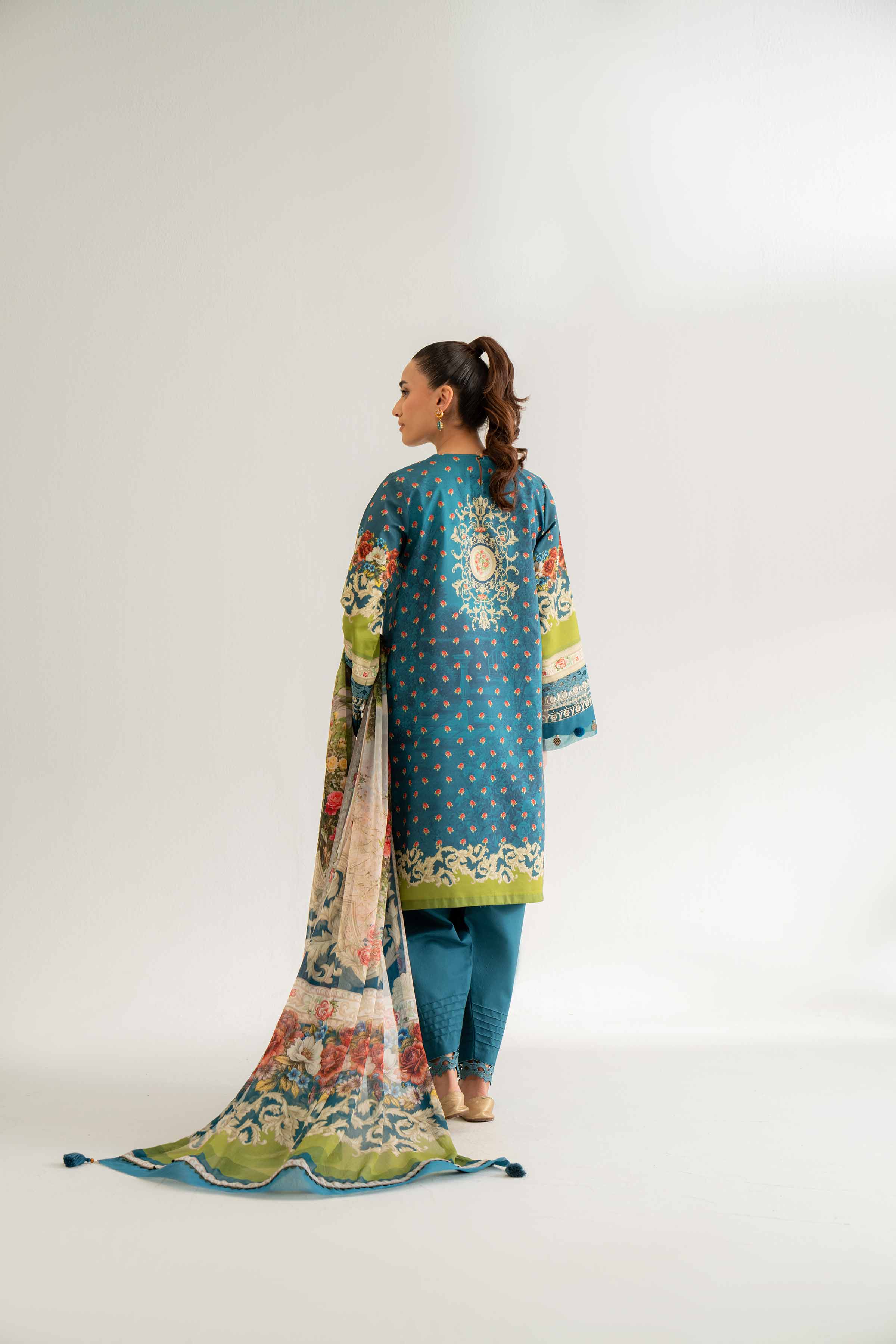3 Piece - Digital Printed Embroidered Suit - 42501640 for Women - Unstitched Collection | Nishat | Shop Online