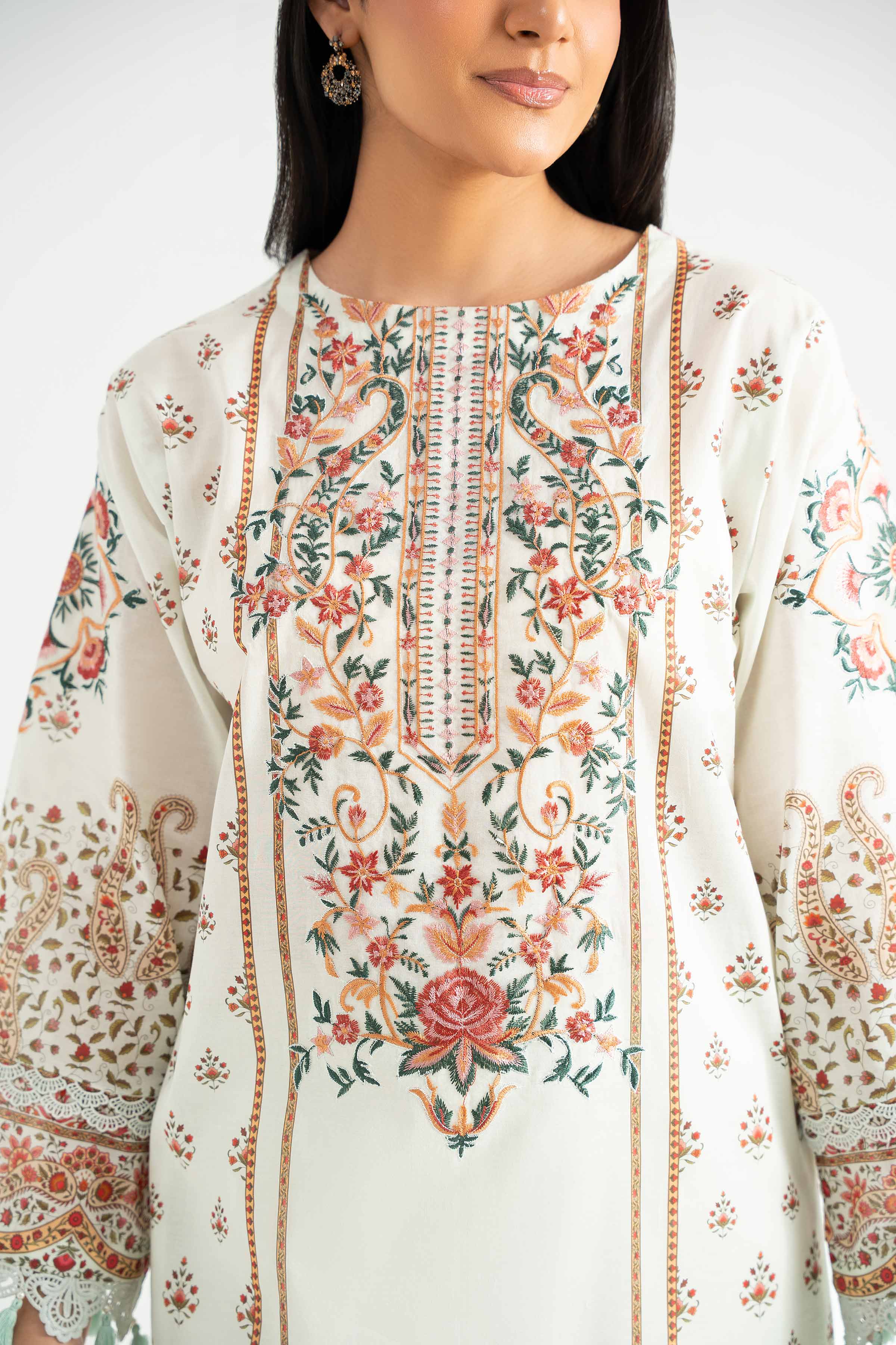3 Piece - Digital Printed Embroidered Suit - 42501647 for Women - Unstitched Collection | Nishat | Shop Online