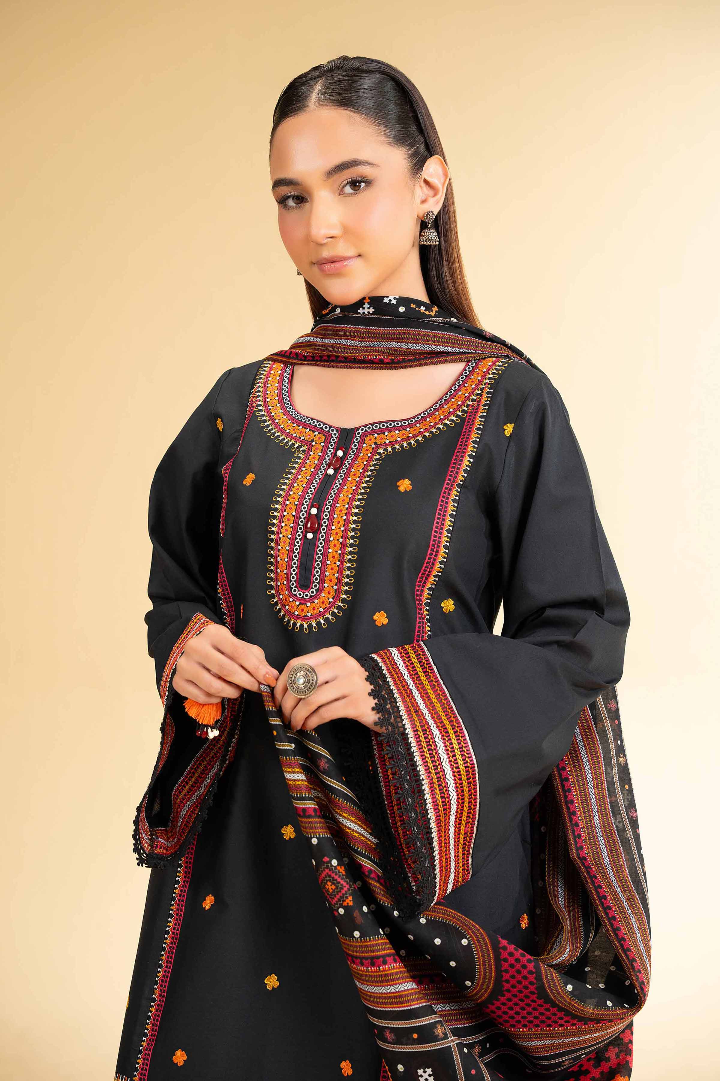 3 Piece - Printed Embroidered Suit - 42501651 for Women - Unstitched Collection | Nishat | Shop Online