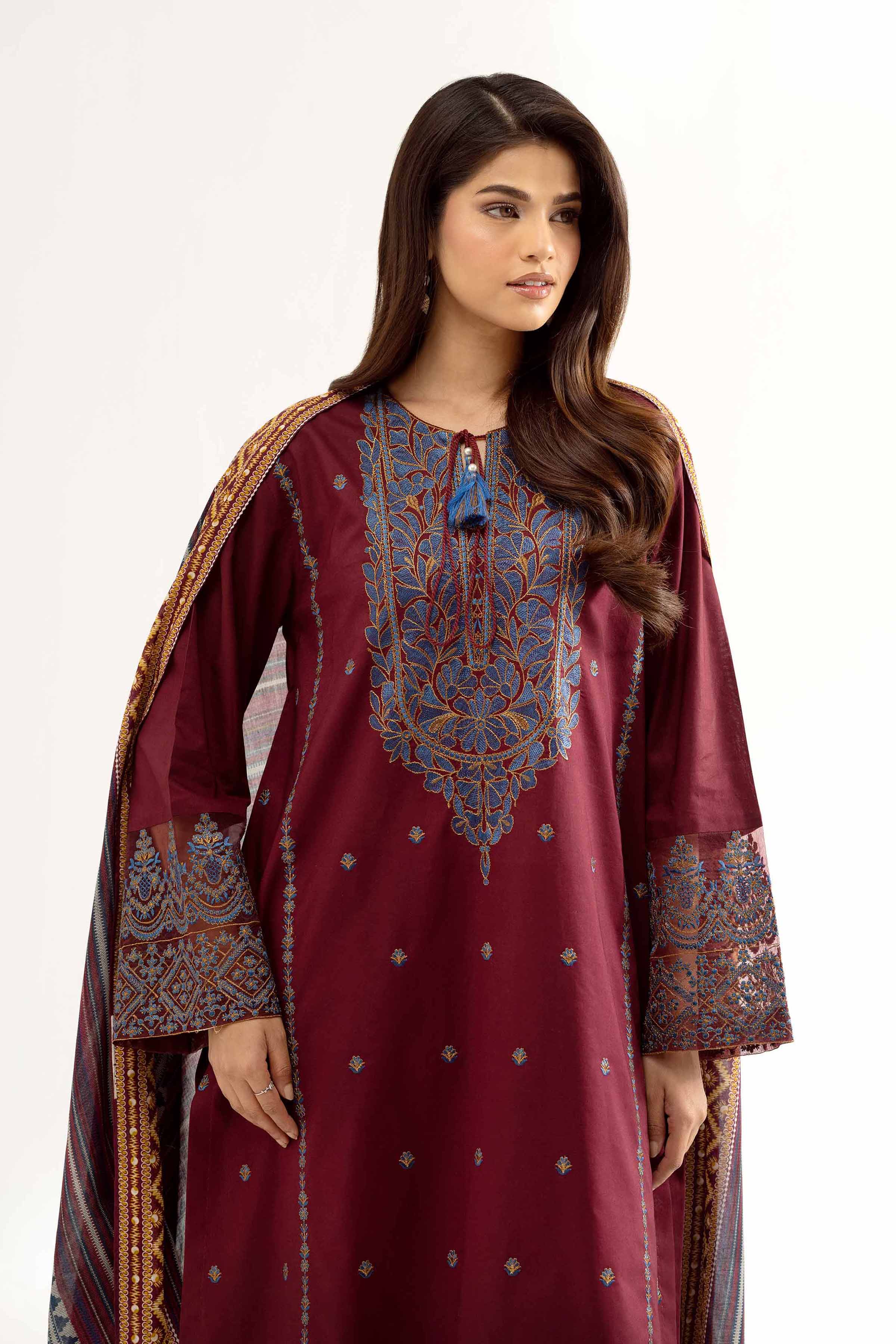3 Piece - Printed Embroidered Suit - 42501653 for Women - Unstitched Collection | Nishat | Shop Online