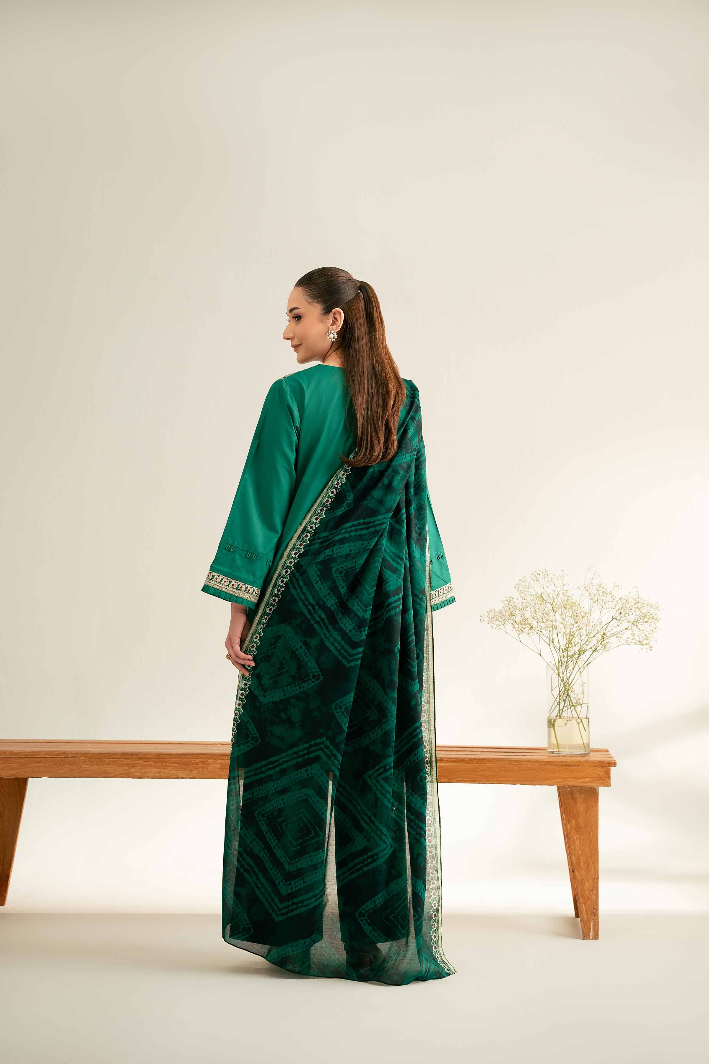 3 Piece - Printed Embroidered Suit - 42501655 for Women - Unstitched Collection | Nishat | Shop Online
