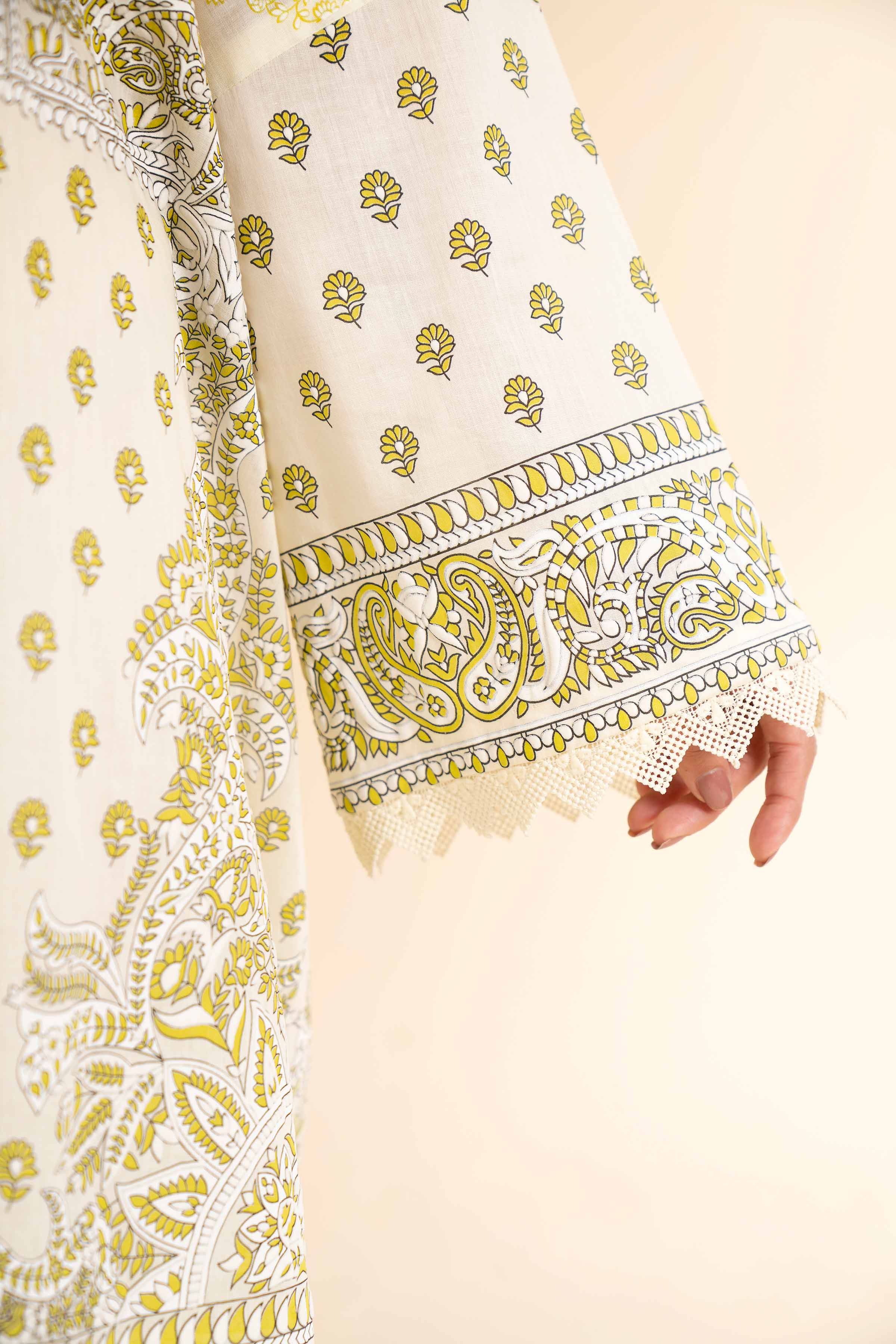 3 Piece - Flatbed Paste Embroidered Suit - 42501660 for Women - Unstitched Collection | Nishat | Shop Online