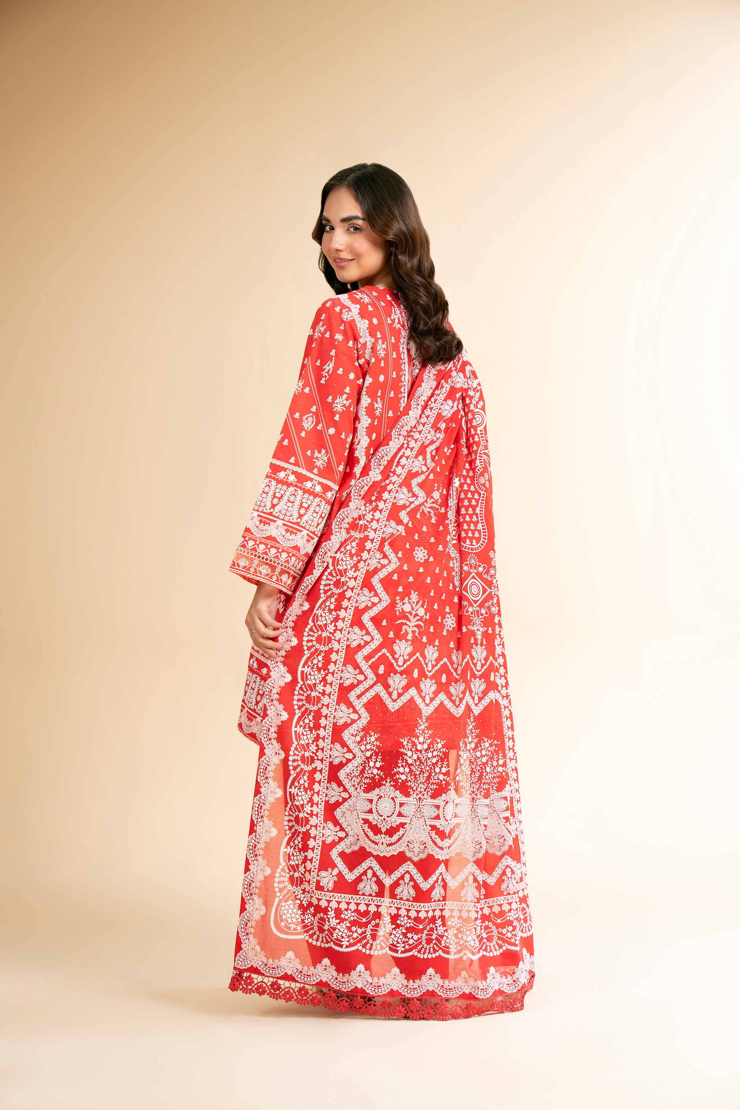 3 Piece - Flatbed Paste Embroidered Suit - 42501662 for Women - Unstitched Collection | Nishat | Shop Online