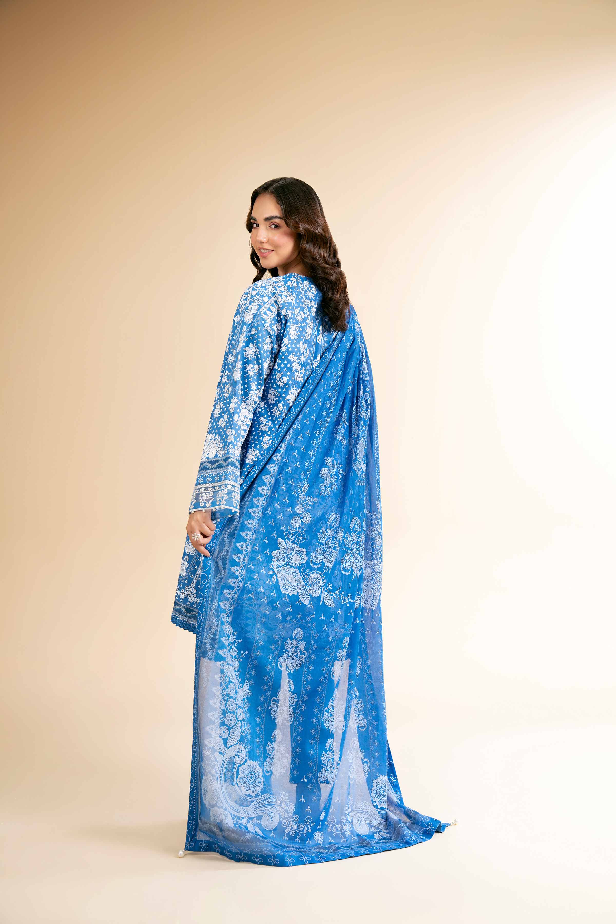 3 Piece - Flatbed Paste Embroidered Suit - 42501664 for Women - Unstitched Collection | Nishat | Shop Online