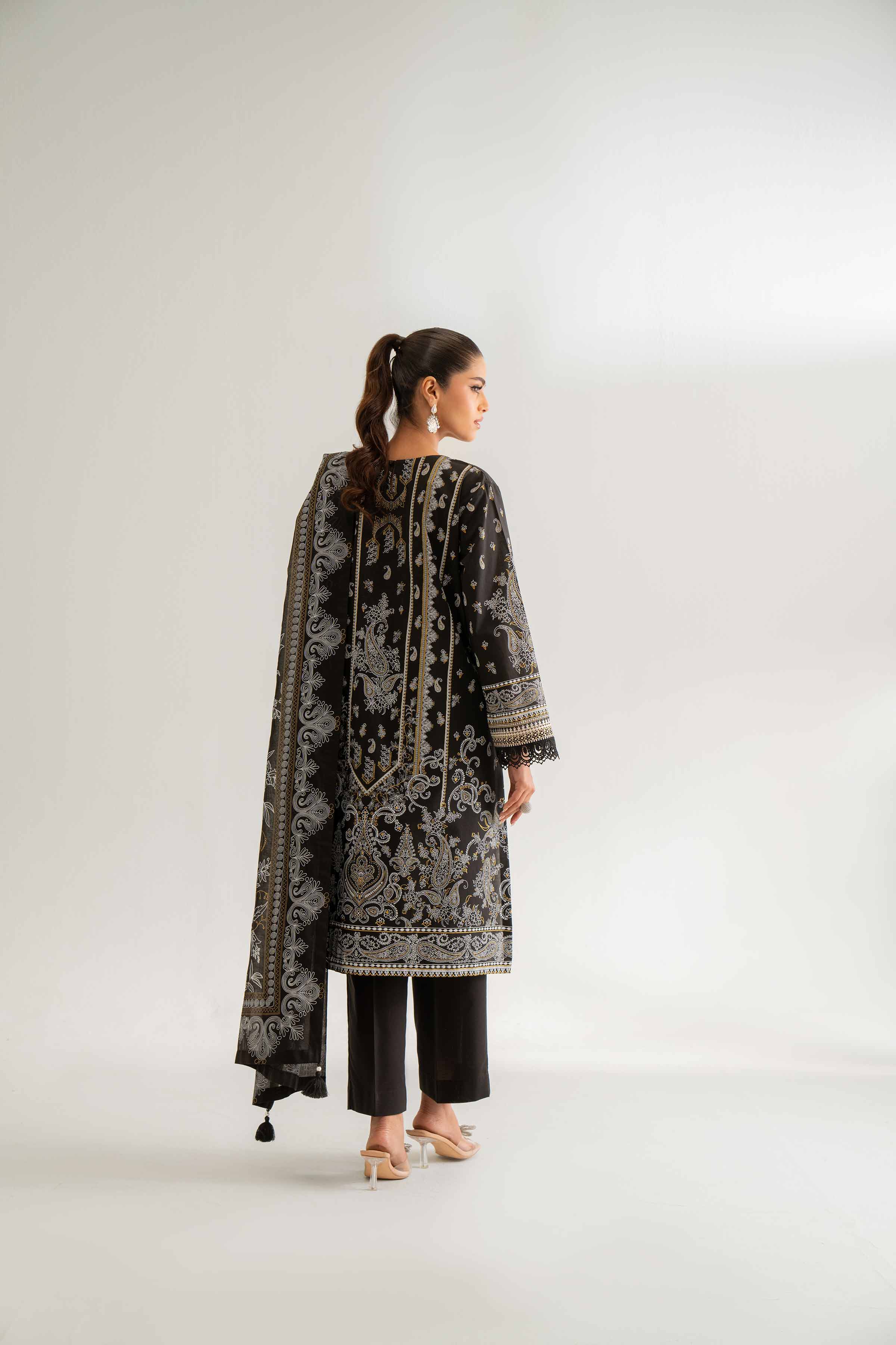 3 Piece - Flatbed Paste Embroidered Suit - 42501666 for Women - Unstitched Collection | Nishat | Shop Online