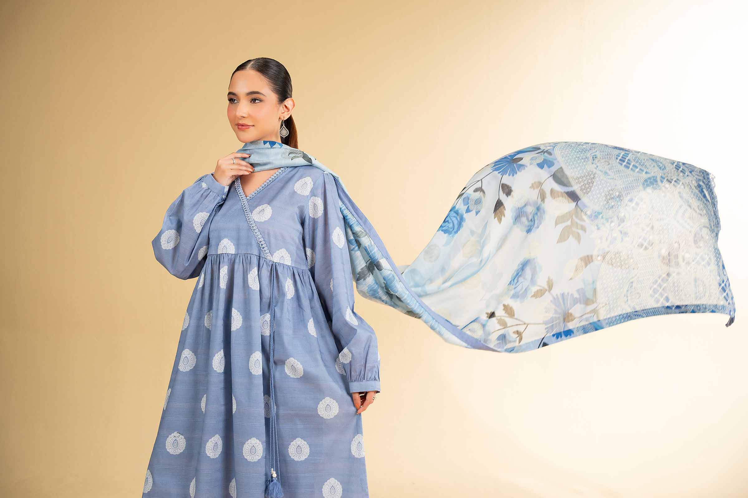 3 Piece - Digital Printed Suit - 42501669 for Women - Unstitched Collection | Nishat | Shop Online