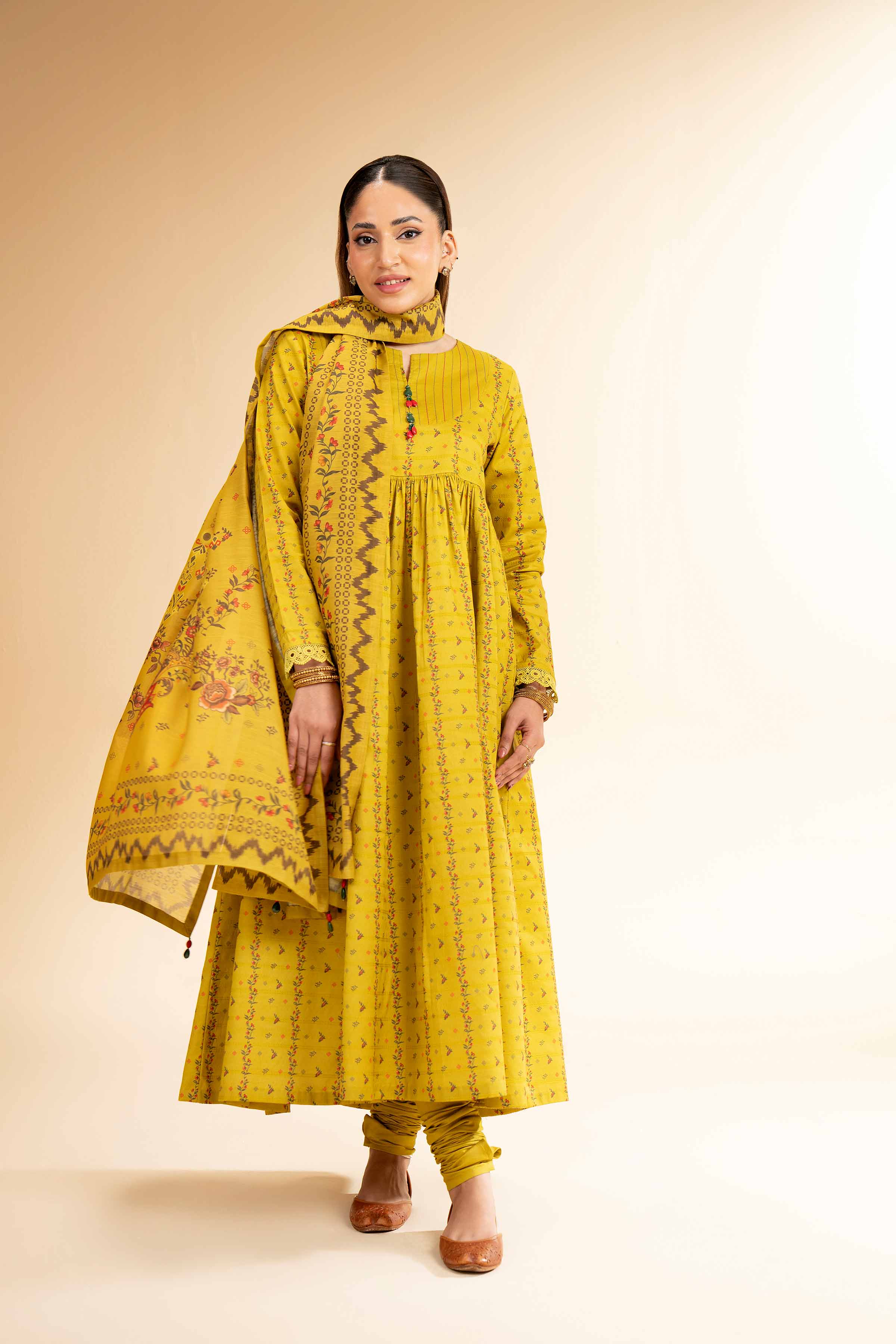3 Piece - Digital Printed Suit - 42501671 for Women - Unstitched Collection | Nishat | Shop Online