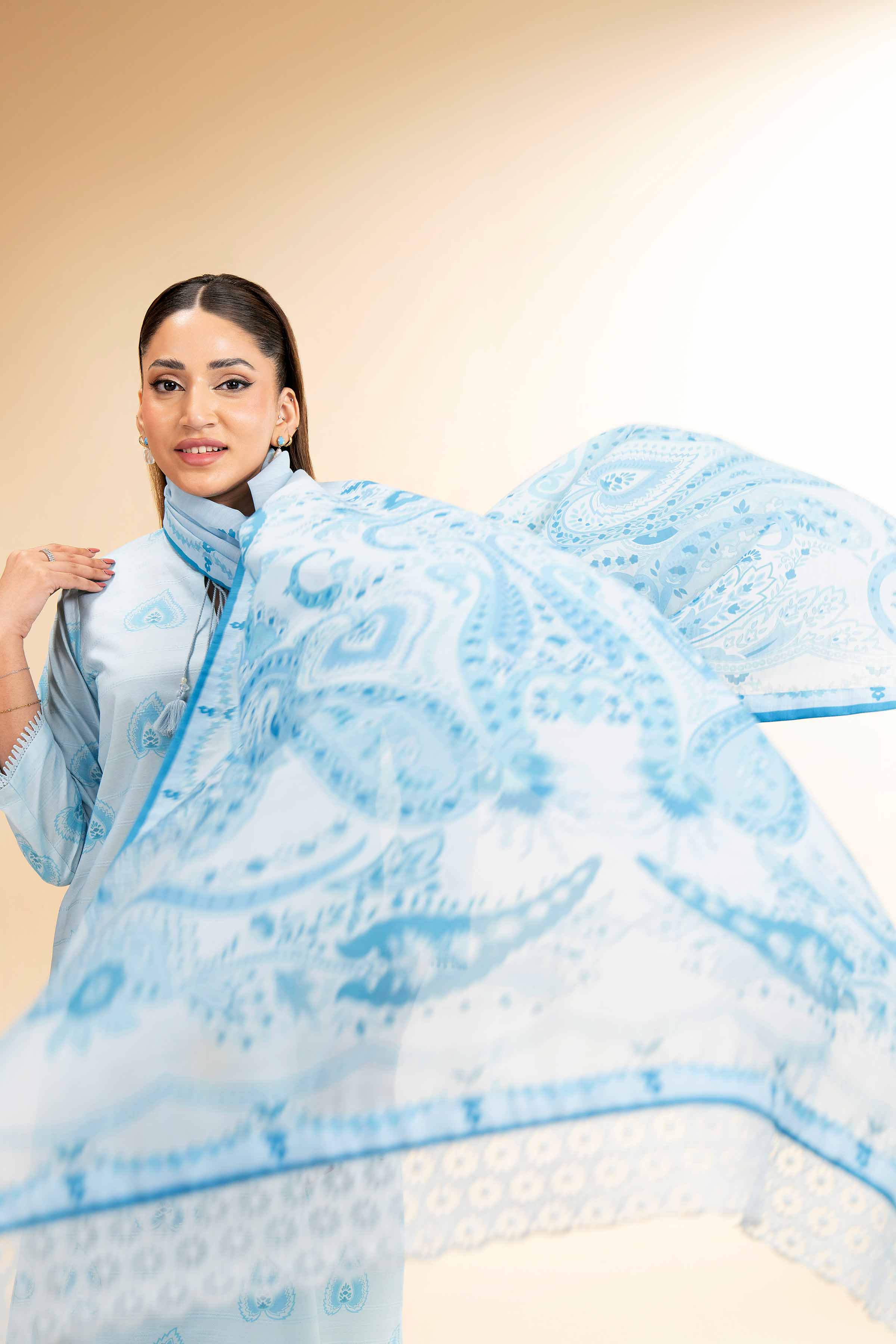 3 Piece - Digital Printed Suit - 42501676 for Women - Unstitched Collection | Nishat | Shop Online