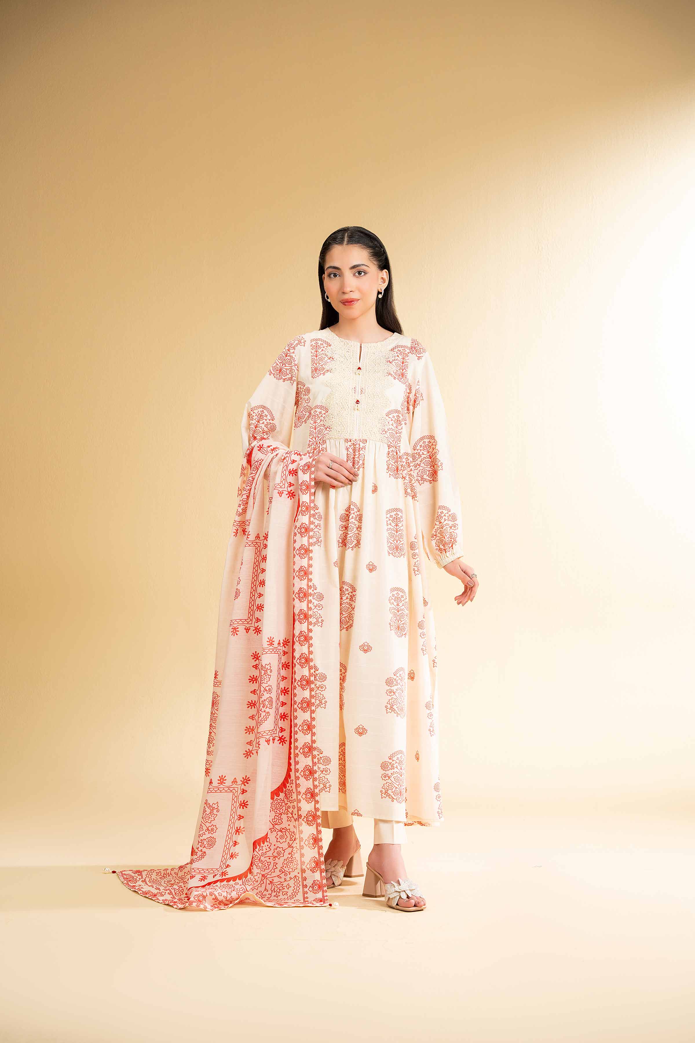 3 Piece - Digital Printed Suit - 42501677 for Women - Unstitched Collection | Nishat | Shop Online