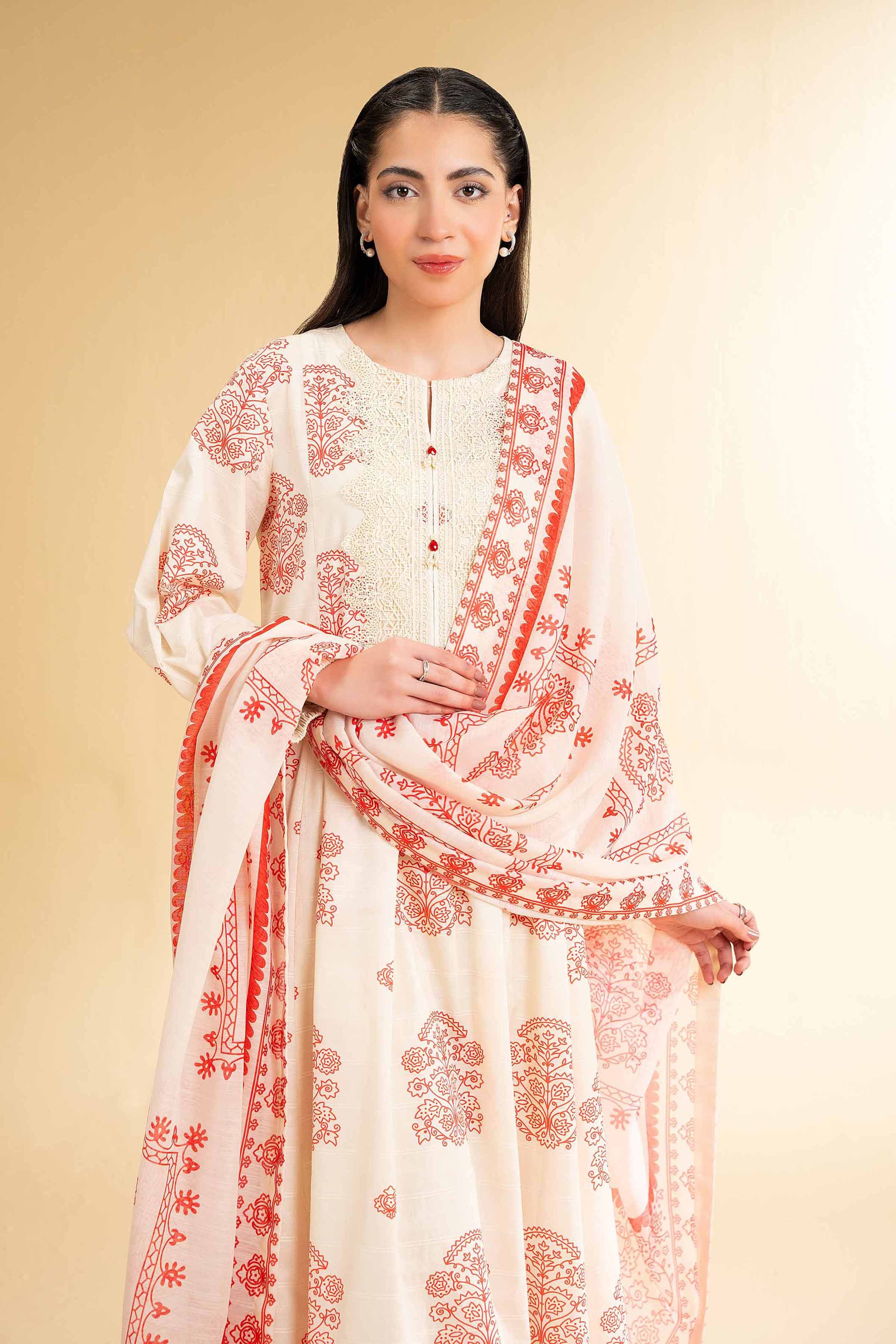 3 Piece - Digital Printed Suit - 42501677 for Women - Unstitched Collection | Nishat | Shop Online