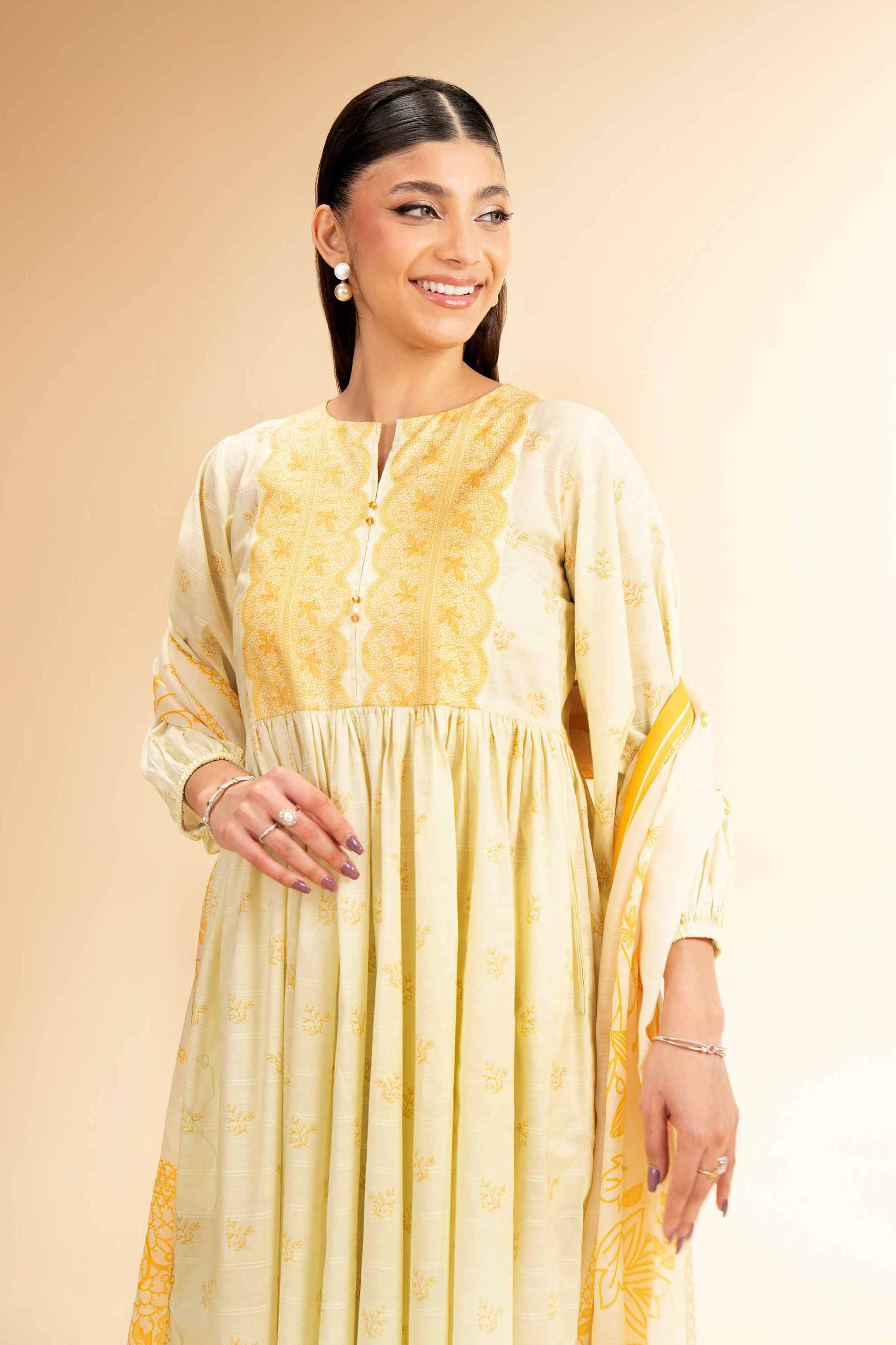 3 Piece - Digital Printed Suit - 42501680 for Women - Unstitched Collection | Nishat | Shop Online